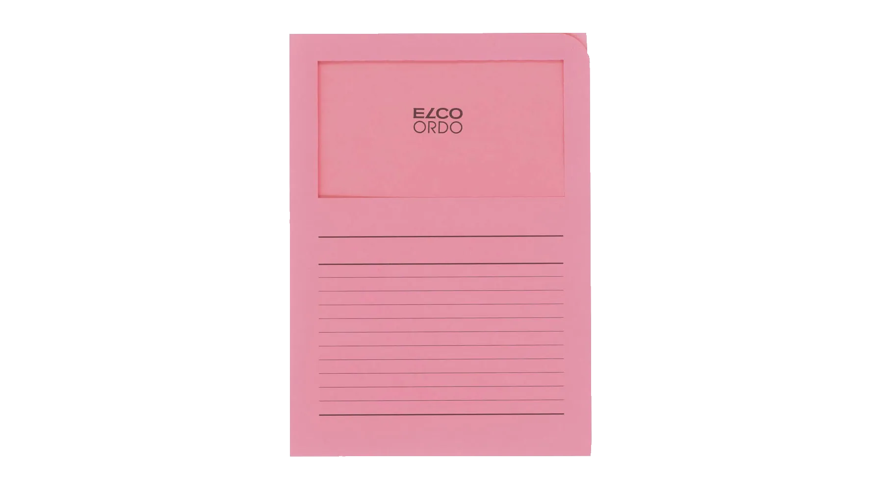 ELCO Sichtmappen Ordo classico DIN A4 120g/qm 1Pack=100Stück rosa