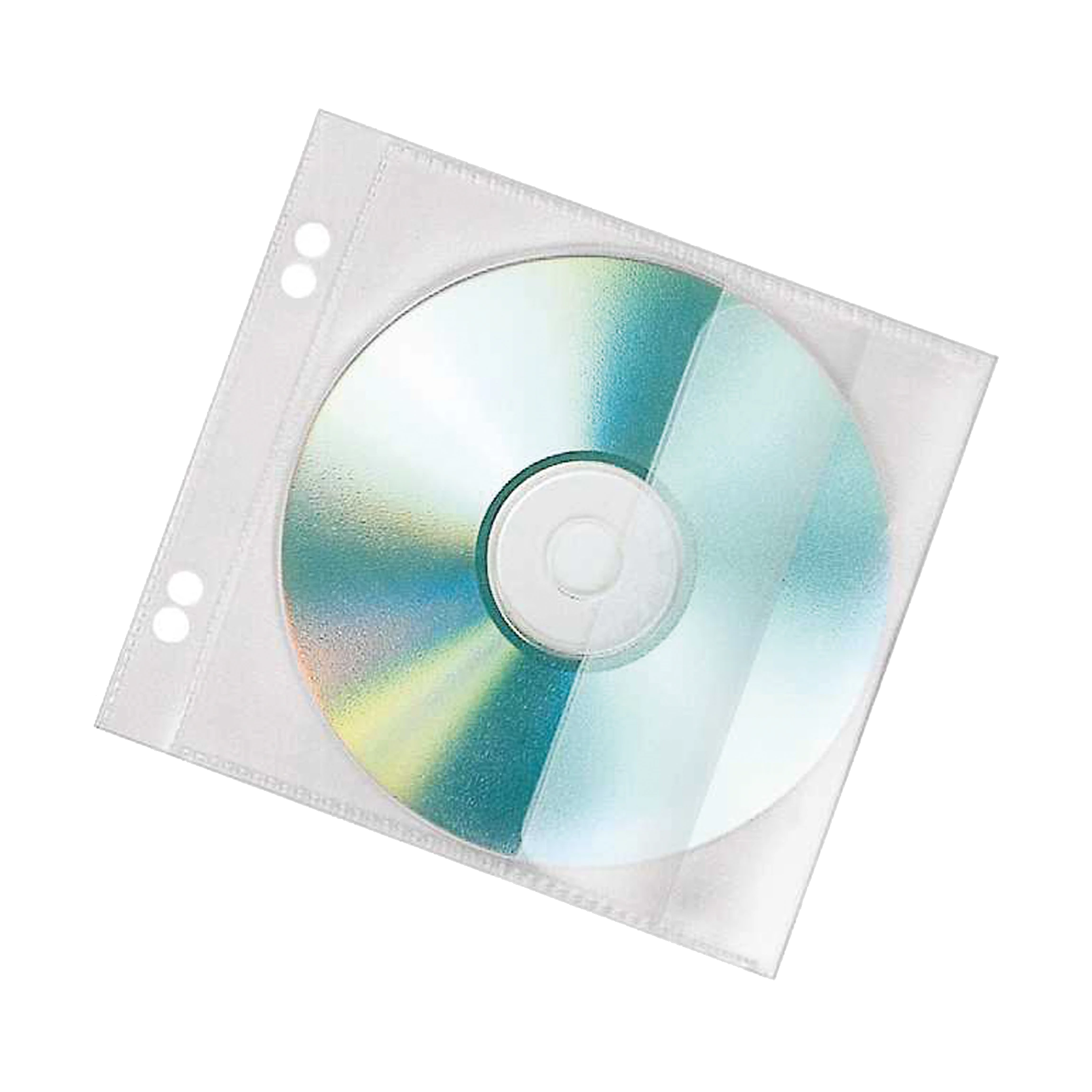 VELOFLEX CD/DVD Hülle  10 Stück/Pack transparent