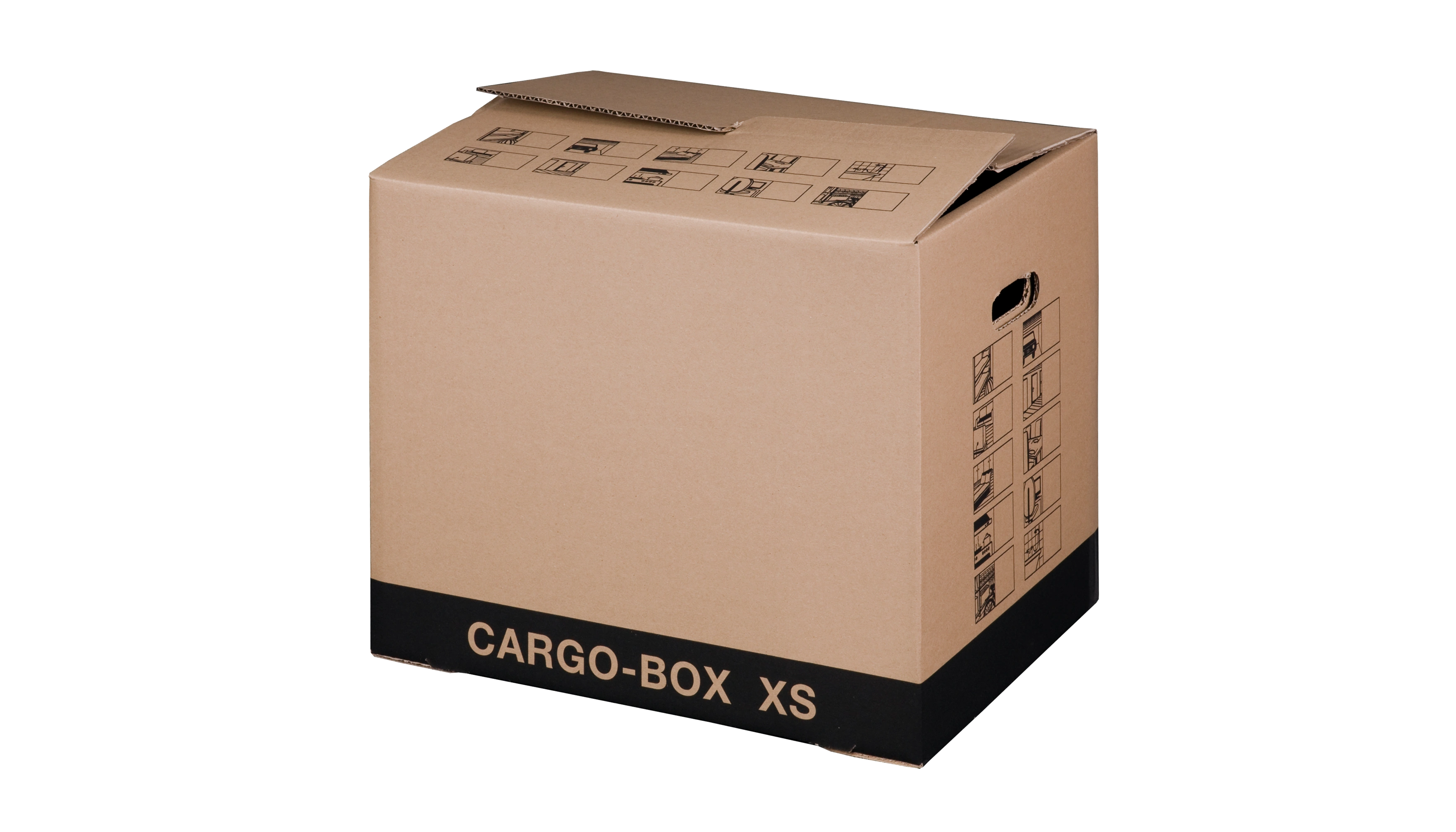 SMARTBOXPRO Umzugskarton XS 45,5 x 38 x 34,5 cm bis 25Kg Wellkarton