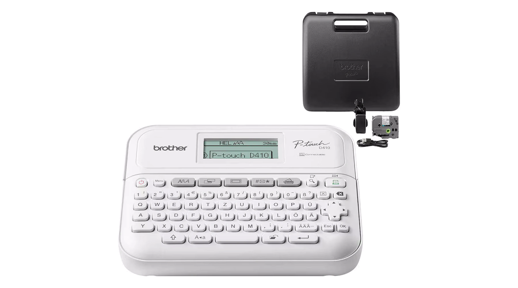 BROTHER P-touch D410VP Beschriftungsgerät weiß