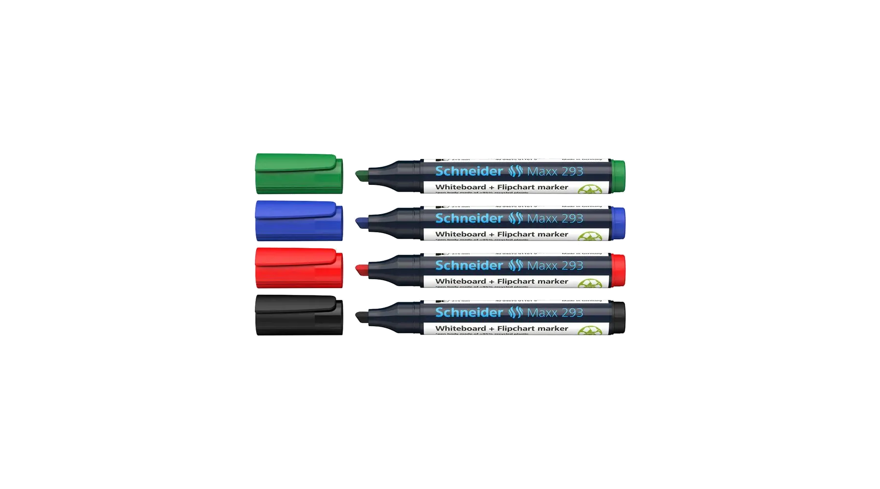 SCHNEIDER Whiteboard-/Flipchartmarker Maxx 293 4 Stück pro Packung sortiert