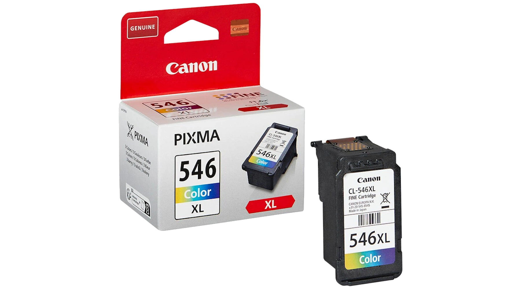 CANON Tintenpatrone CL-546XL  ca. 300 Seiten cyan/magenta/gelb