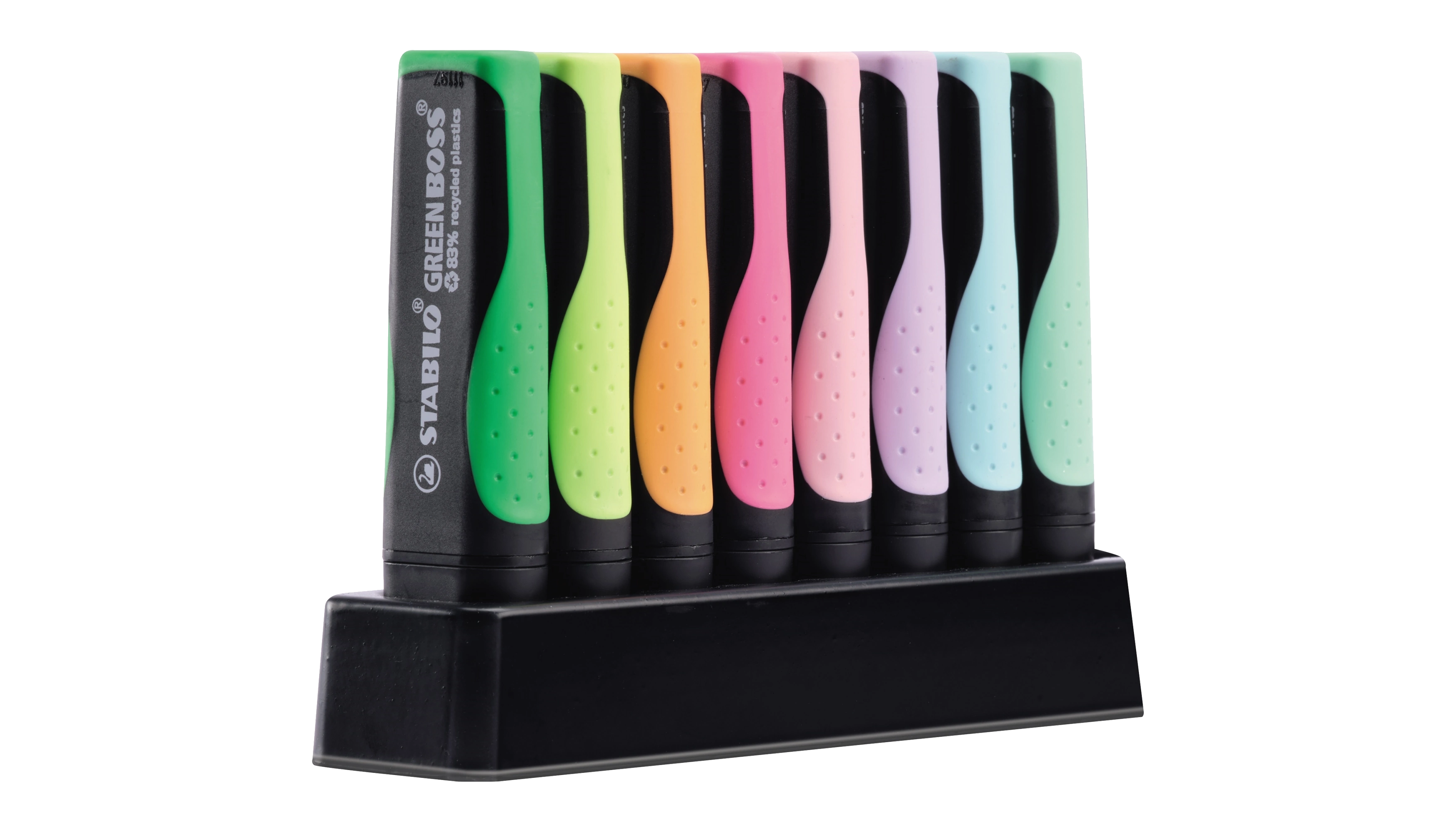 STABILO® Textmarker GREEN BOSS®  2-5 mm 8 Stück/Pack farbig sortiert
