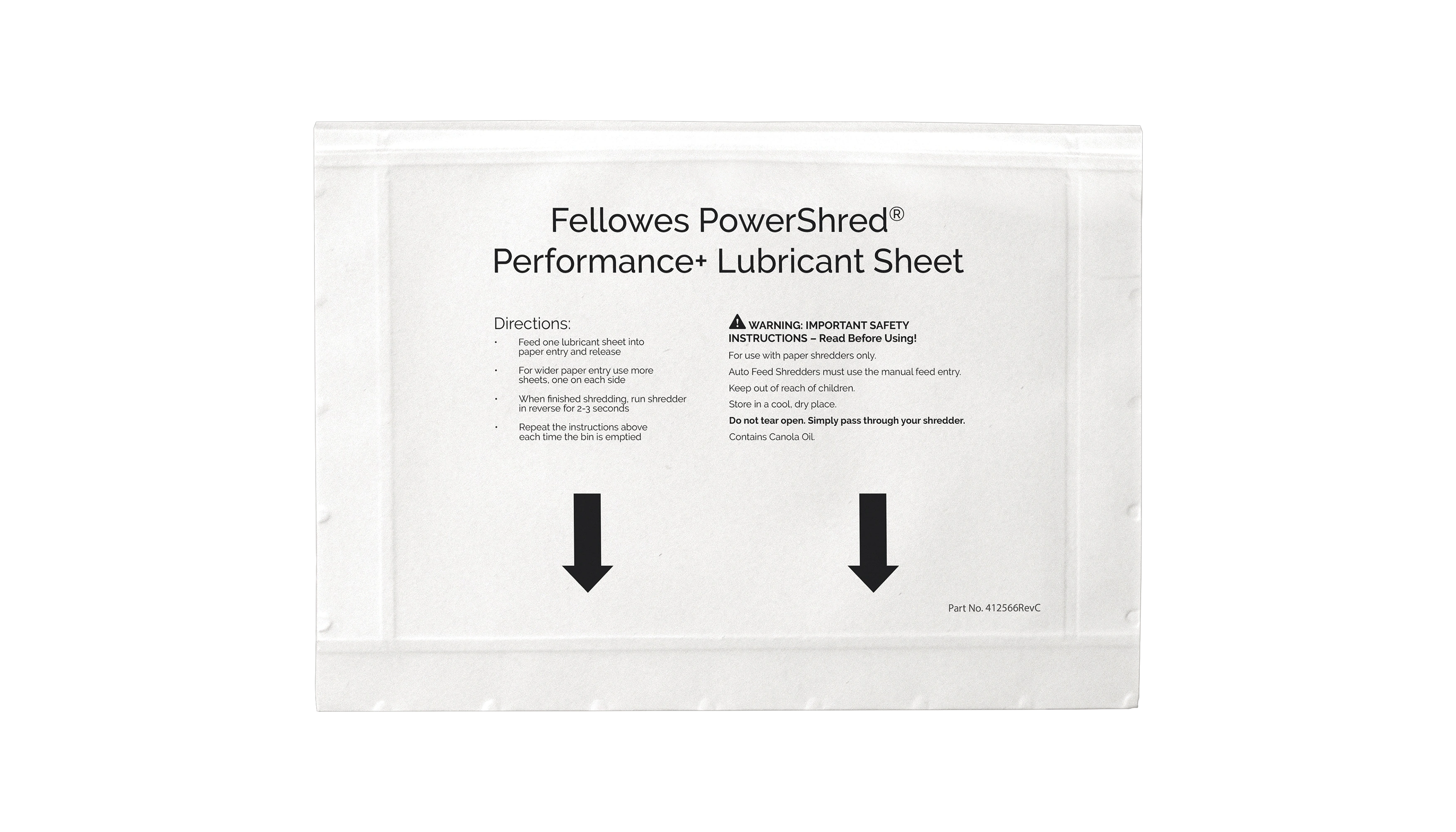 FELLOWES® Ölpapier Powershred Performance 10 Stück/Pack