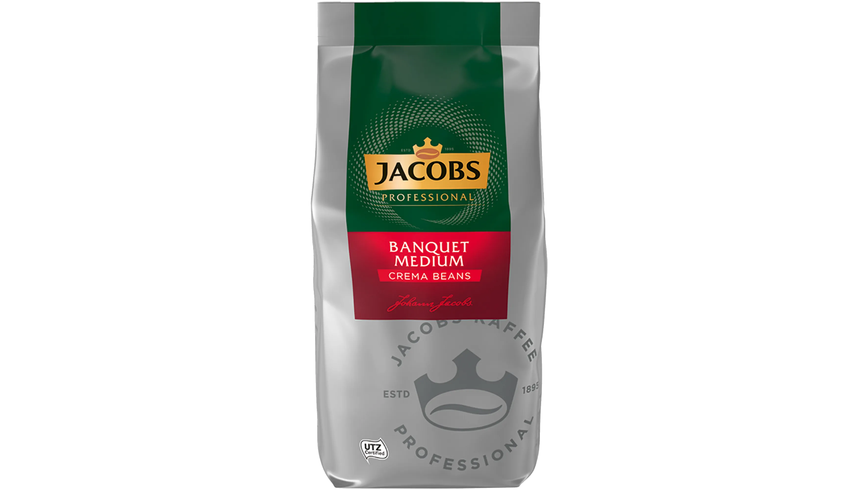 JACOBS Kaffee Banquet Café Crème medium ganze Bohne  1Pack=1000g