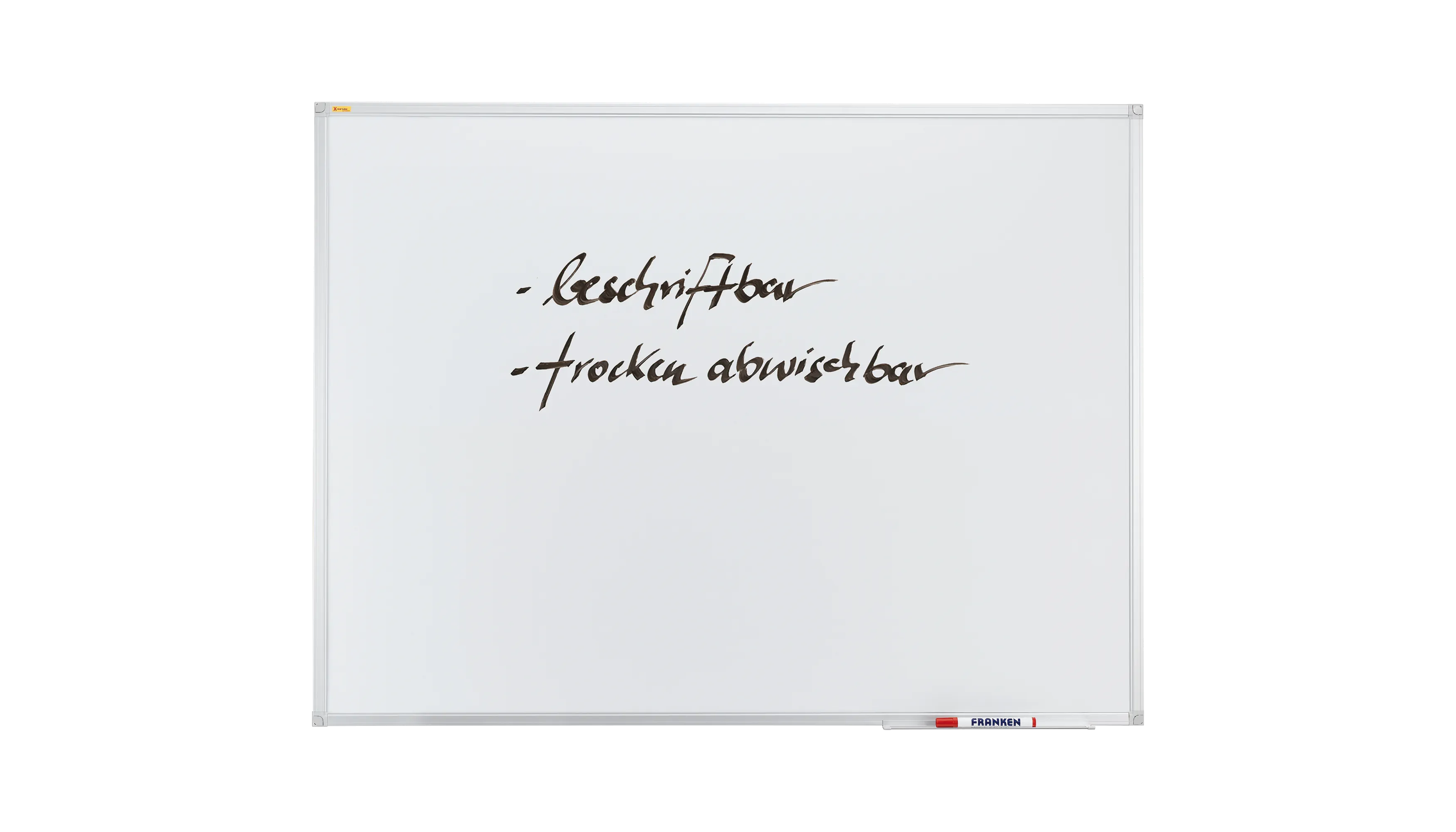 FRANKEN Whiteboard X-tra!Line 150 x 100 cm Melamin (nicht magnethaftend)