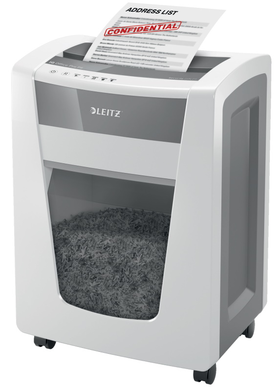 LEITZ Aktenvernichter IQ Office Pro Partikelschnitt P-5 weiß
