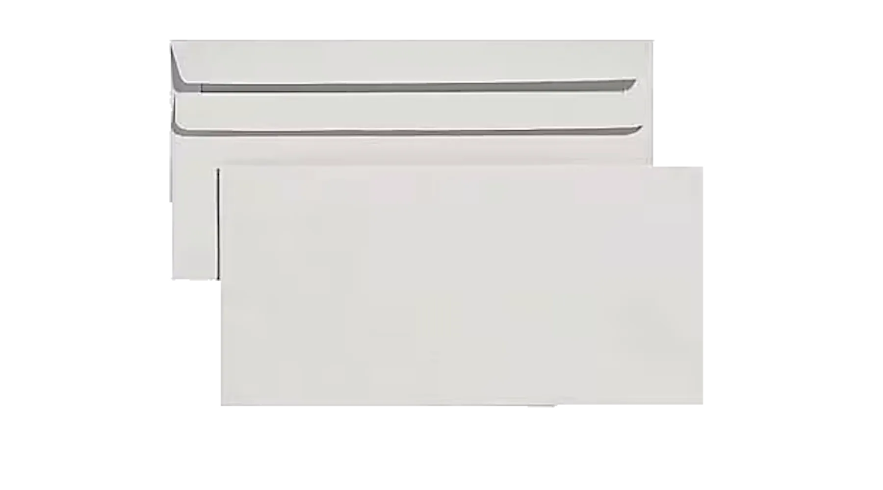 BONG Briefumschläge DIN lang ohne Fenster 75 g/m² ohne Fenster selbstklebend 1.000 Stück/Pack grau
