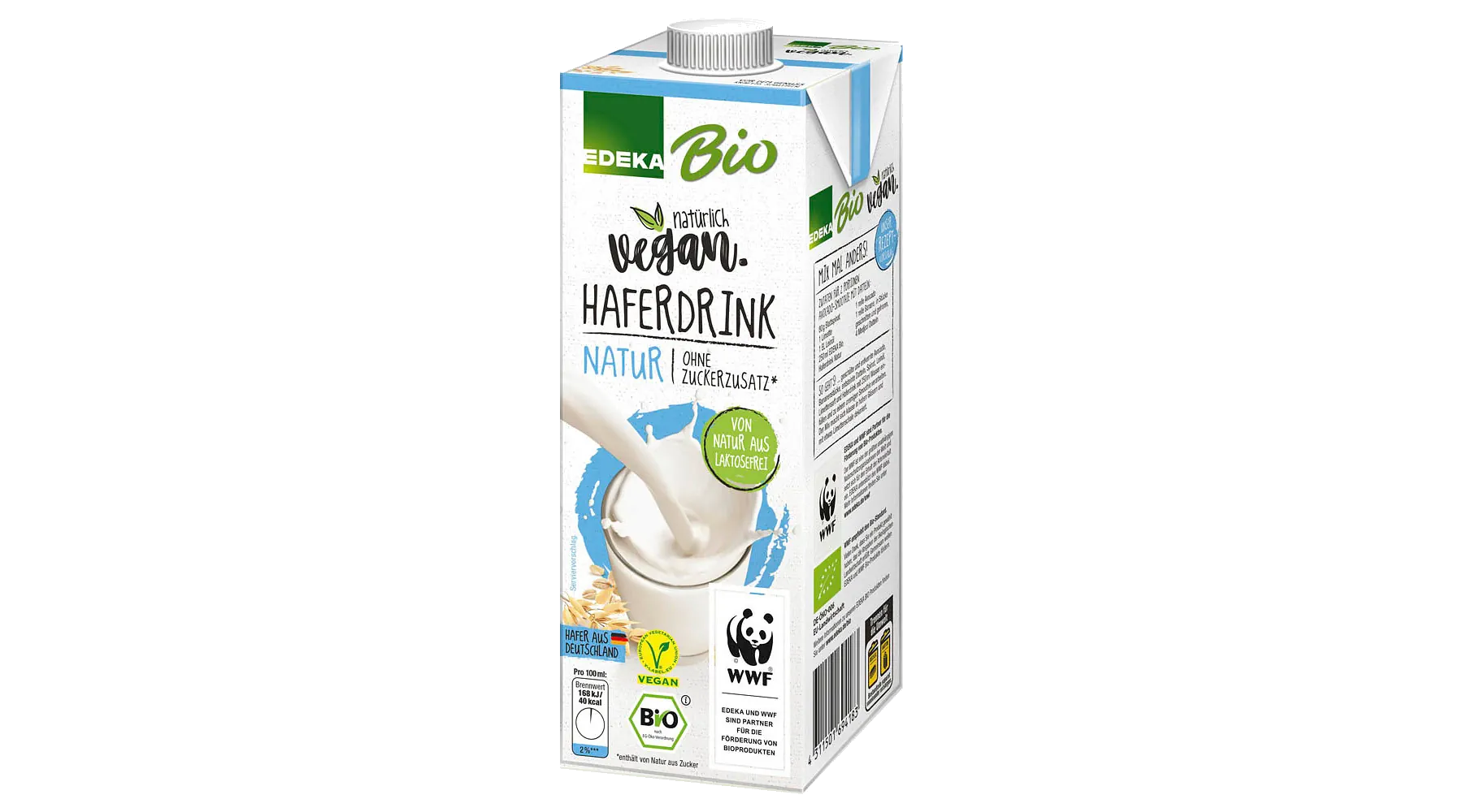 EDEKA Haferdrink Natur Bio+Vegan 1 Liter 