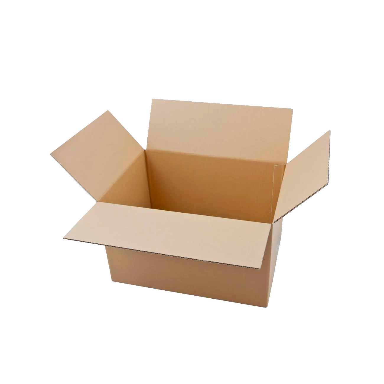 Wellpapp-Faltkartons 1-wellig 43 x 31 x 25 cm braun 20 Stück/Pack