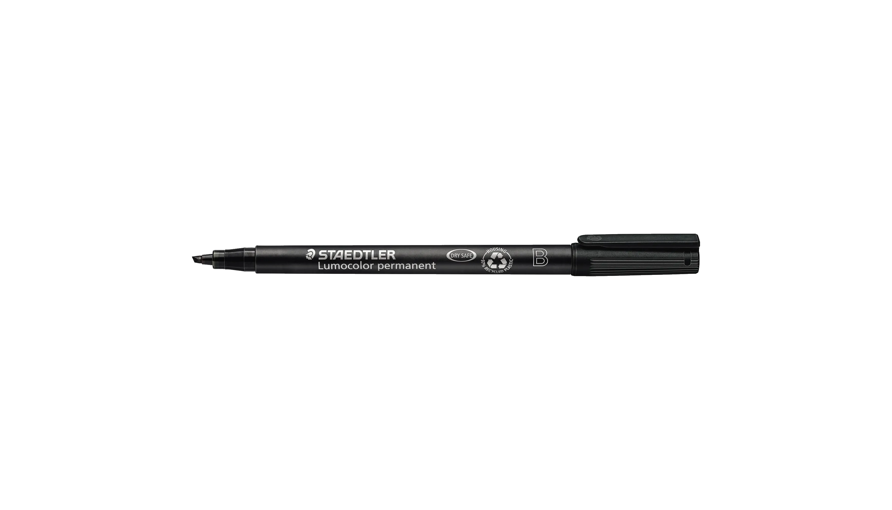 STAEDTLER® Folienstift Lumocolor® permanent 314 B 1-2,5 mm Keilspitze schwarz