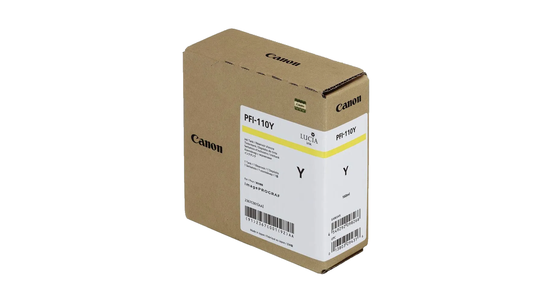 CANON Tintenpatrone PFI-110Y 160ml gelb