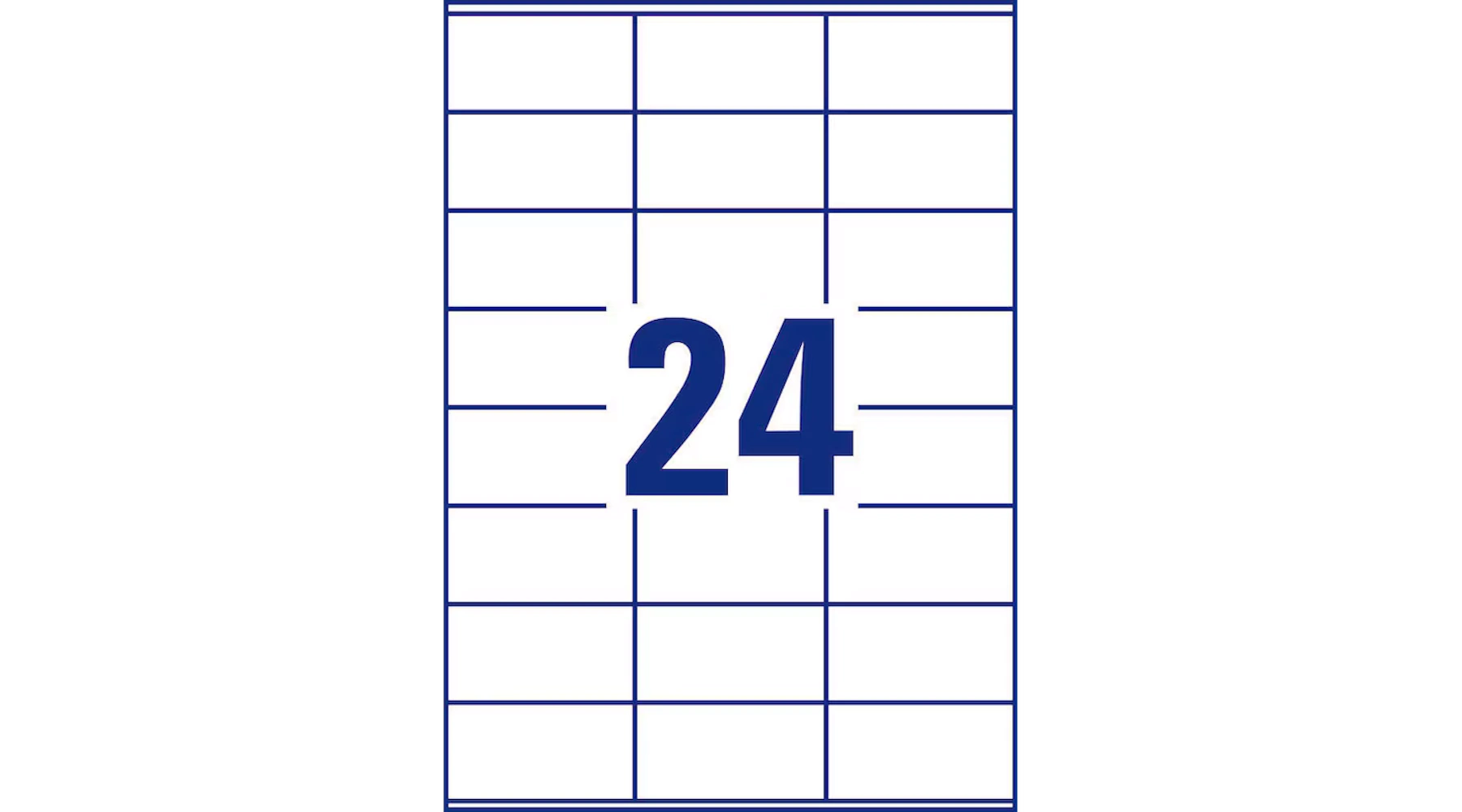 DUNDEE Universaletiketten 70 x 36 mm (B x H) 2.400 Etiketten/Pack weiß