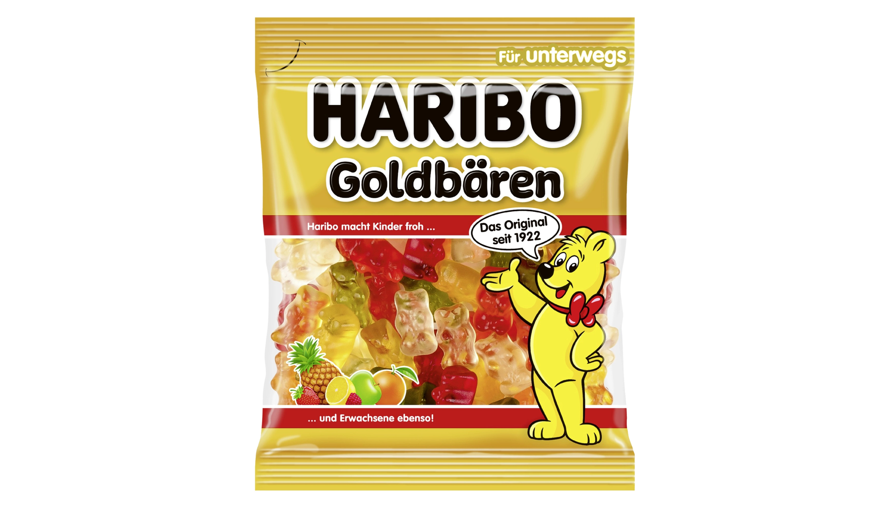 HARIBO Fruchtgummi Goldbären 100 g/Pack