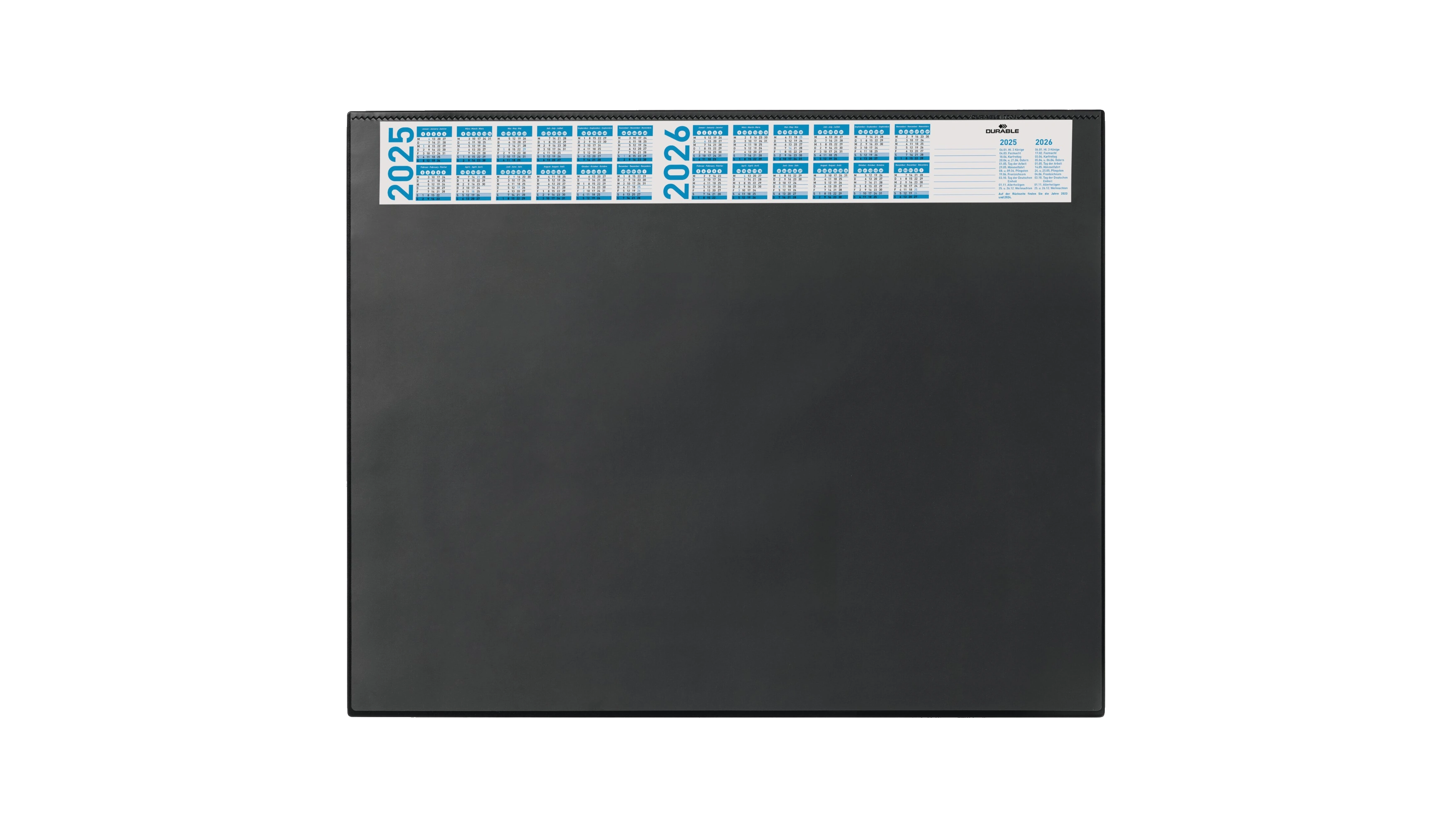 DURABLE Schreibunterlage 65 x 52 cm (B x H)  mit Kalender schwarz