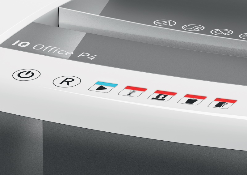 LEITZ Aktenvernichter IQ Office  Partikelschnitt P-4 weiß