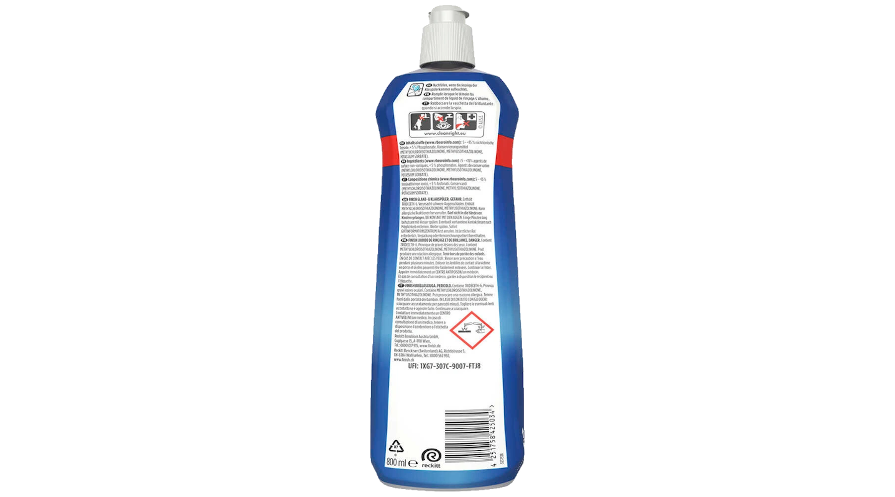 FINISH Klarspüler XL 800 ml