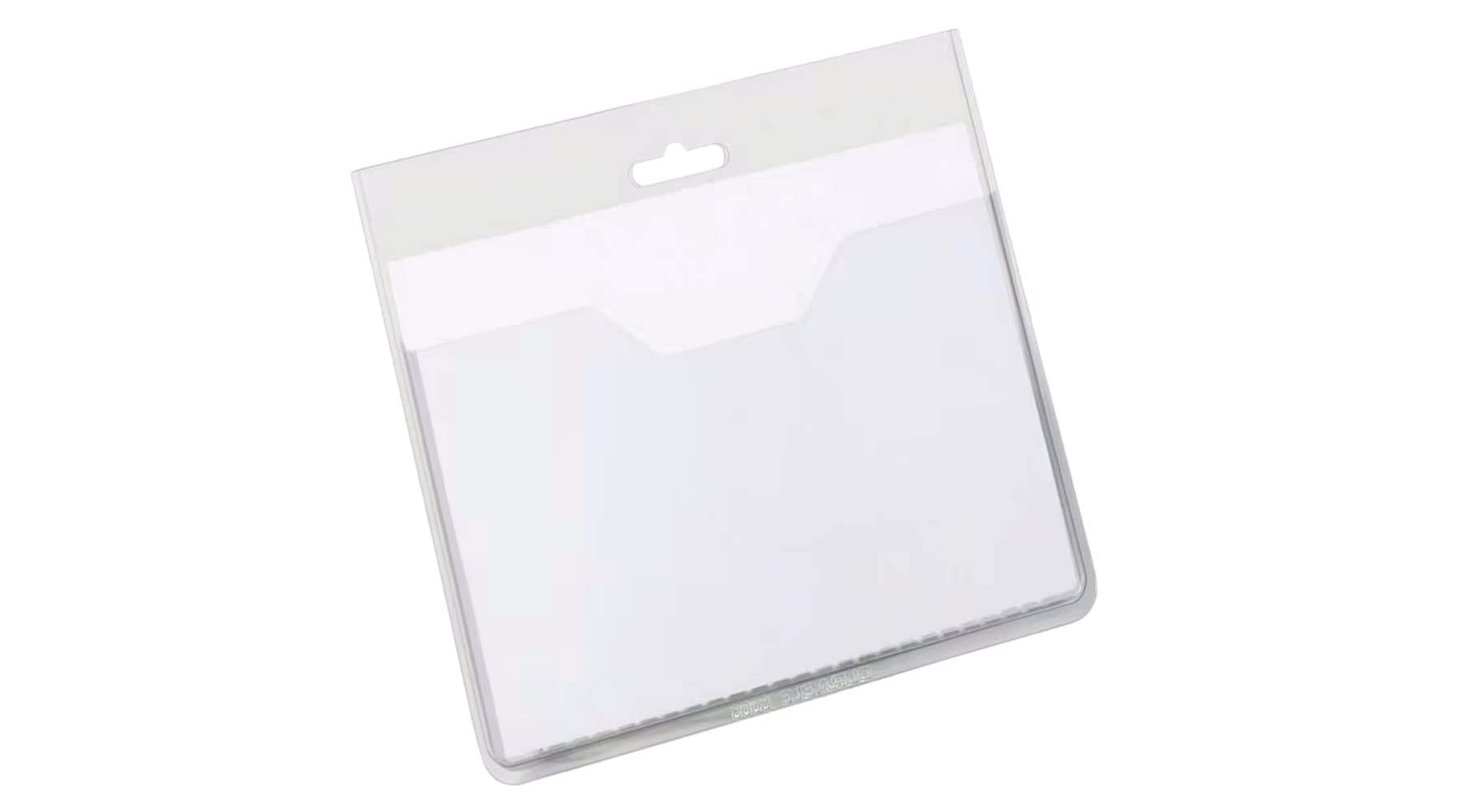 DURABLE Namensschild 95 x 75 mm (B x H)  Hartfolie 20 Stück/Pack transparent