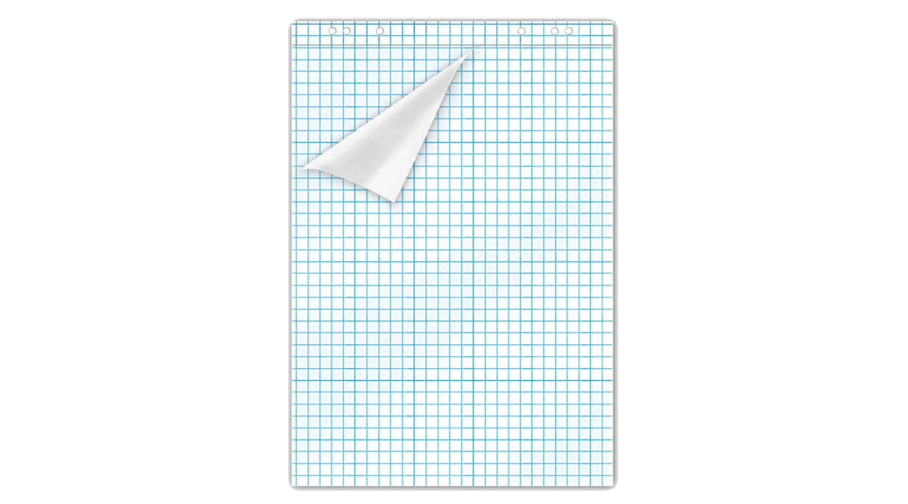Flipchartblock 67,5 x 98 cm (B x H) kariert 80 g/m² 20 Blatt 5 Stück/Pack weiß