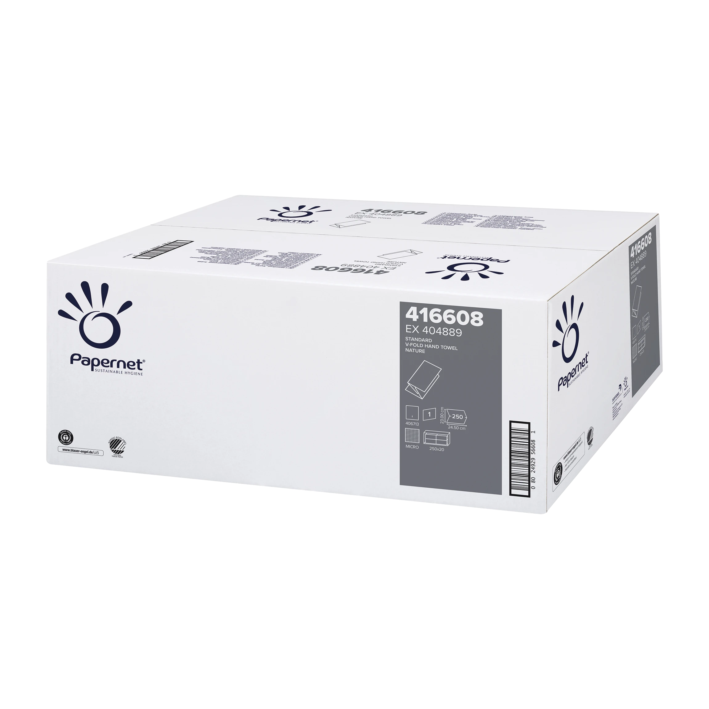 PAPERNET Papierhandtuch Standard  20 x 250 Blatt/Pack natur