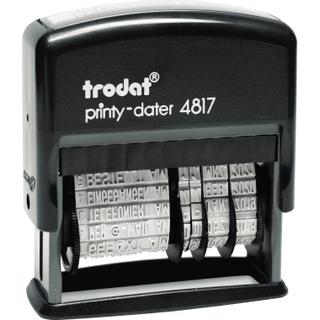 TRODAT ® Wortbandstempel Printy™ 4817 mit Datum und 12 Texten