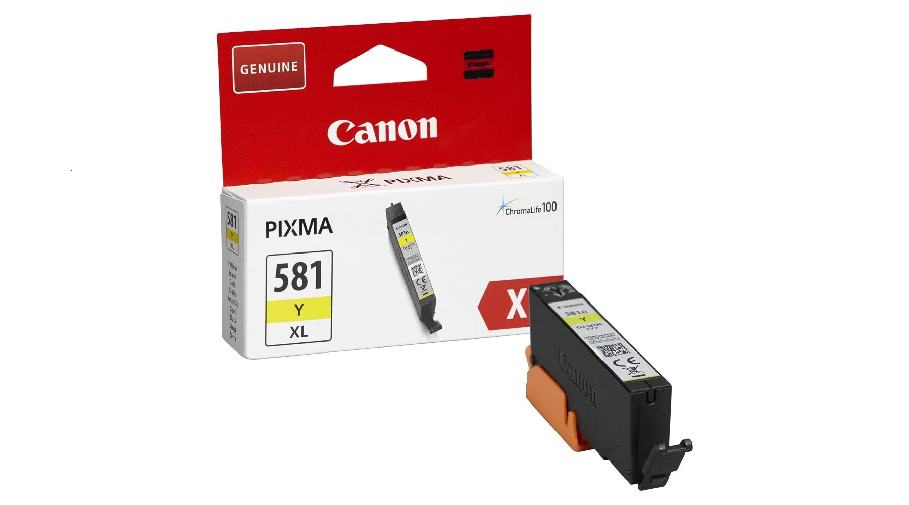 CANON Tintenpatrone CLI-581XLY  ca. 519 Seiten gelb 