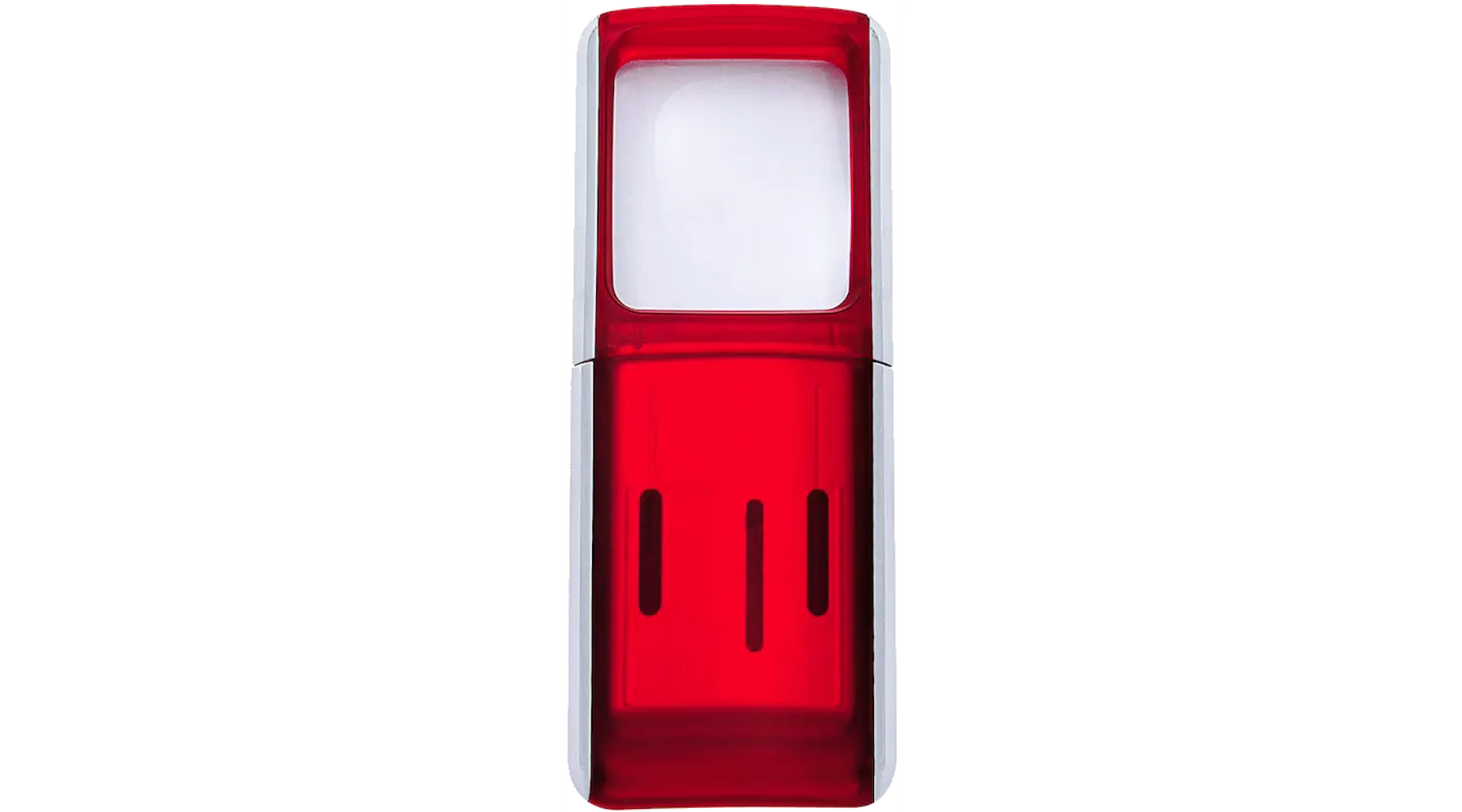 WEDO Lupe 3-fach Ø 13,3 cm rot