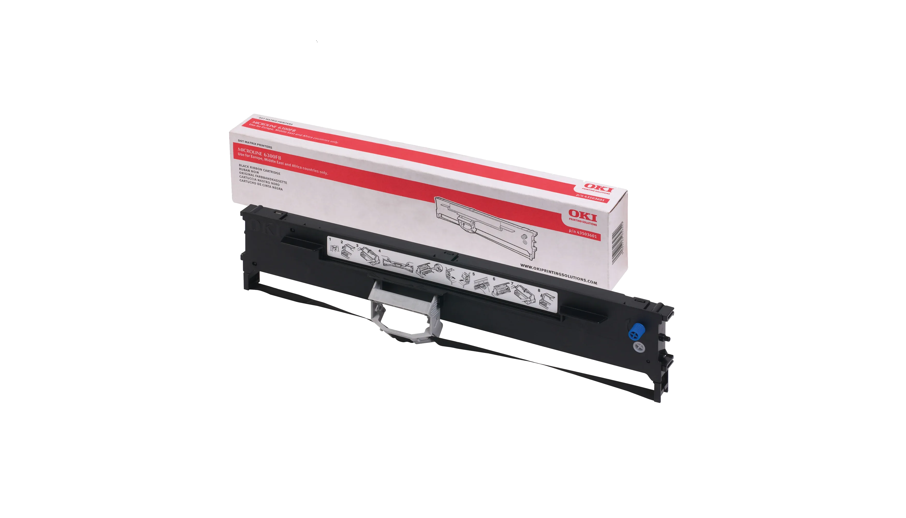 OKI Druckerfarbband 43503601 schwarz