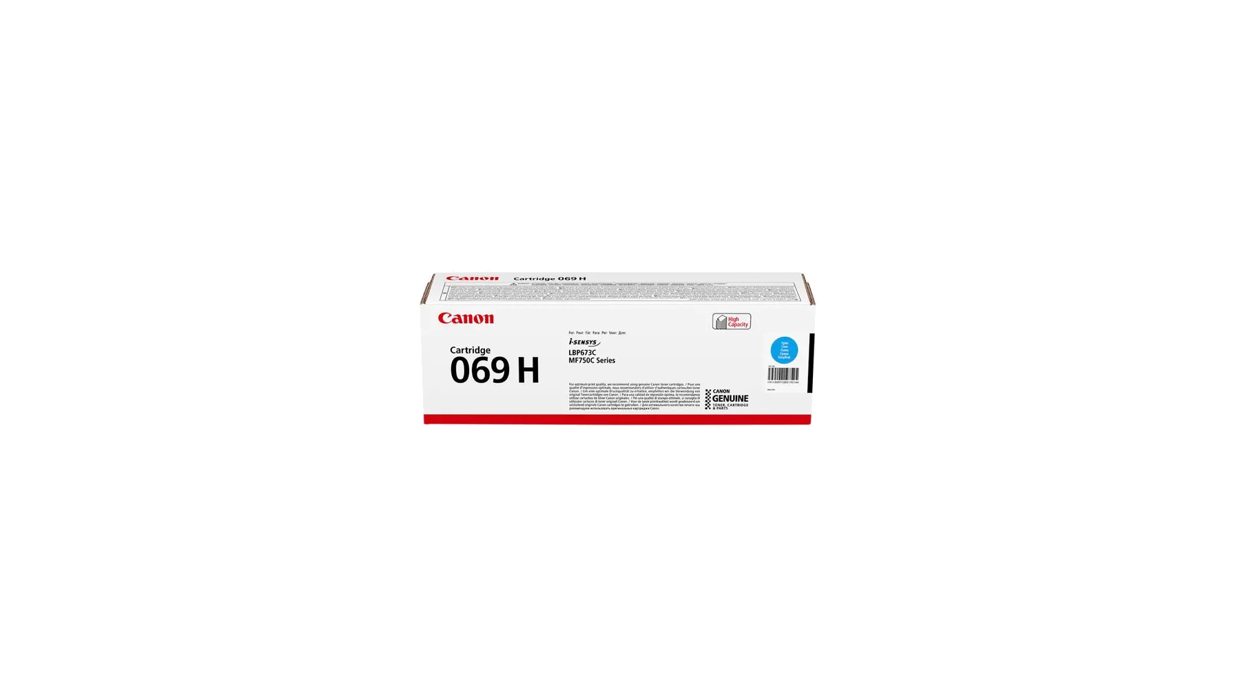 CANON Toner 069H C ca. 5.500 Seiten cyan