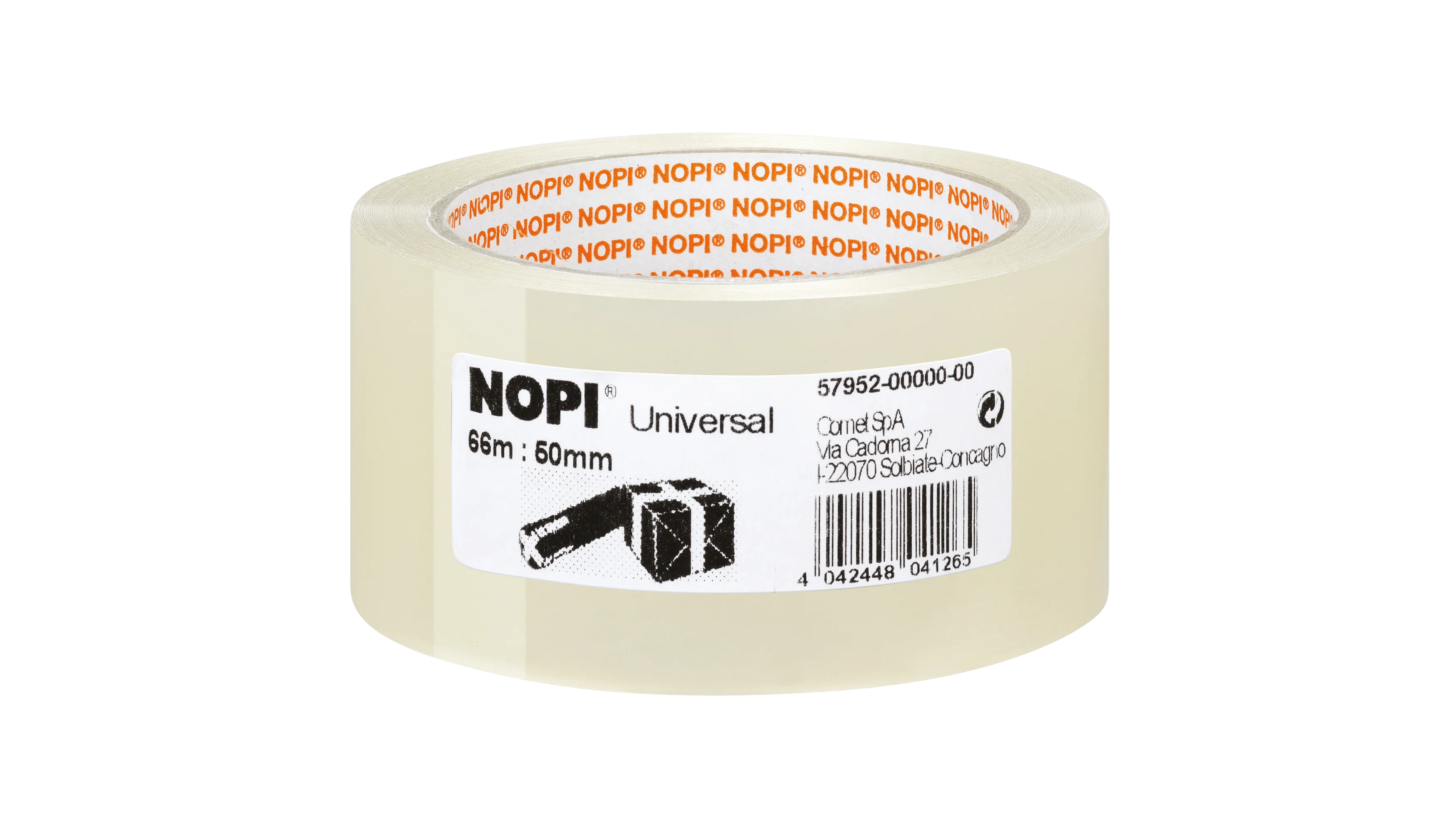 NOPI® Packband Universal 50 mm x 66 m transparent 