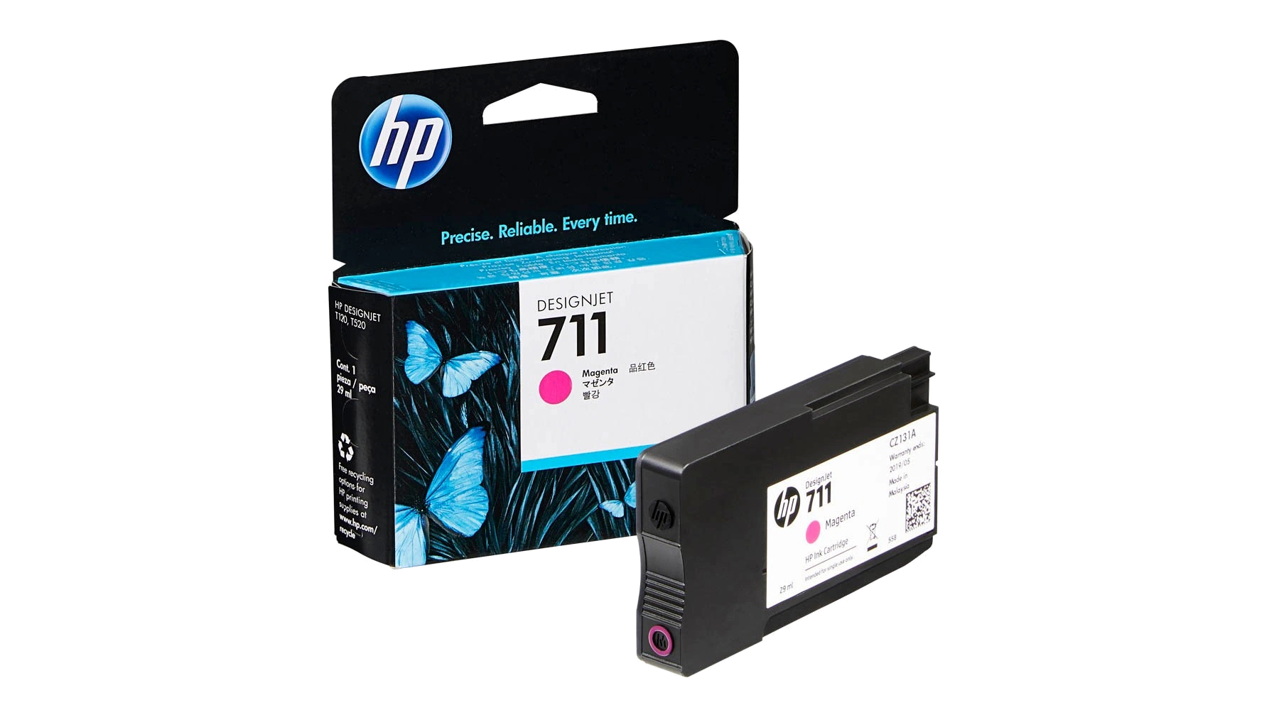 HP Tintenpatrone 711  29 ml magenta