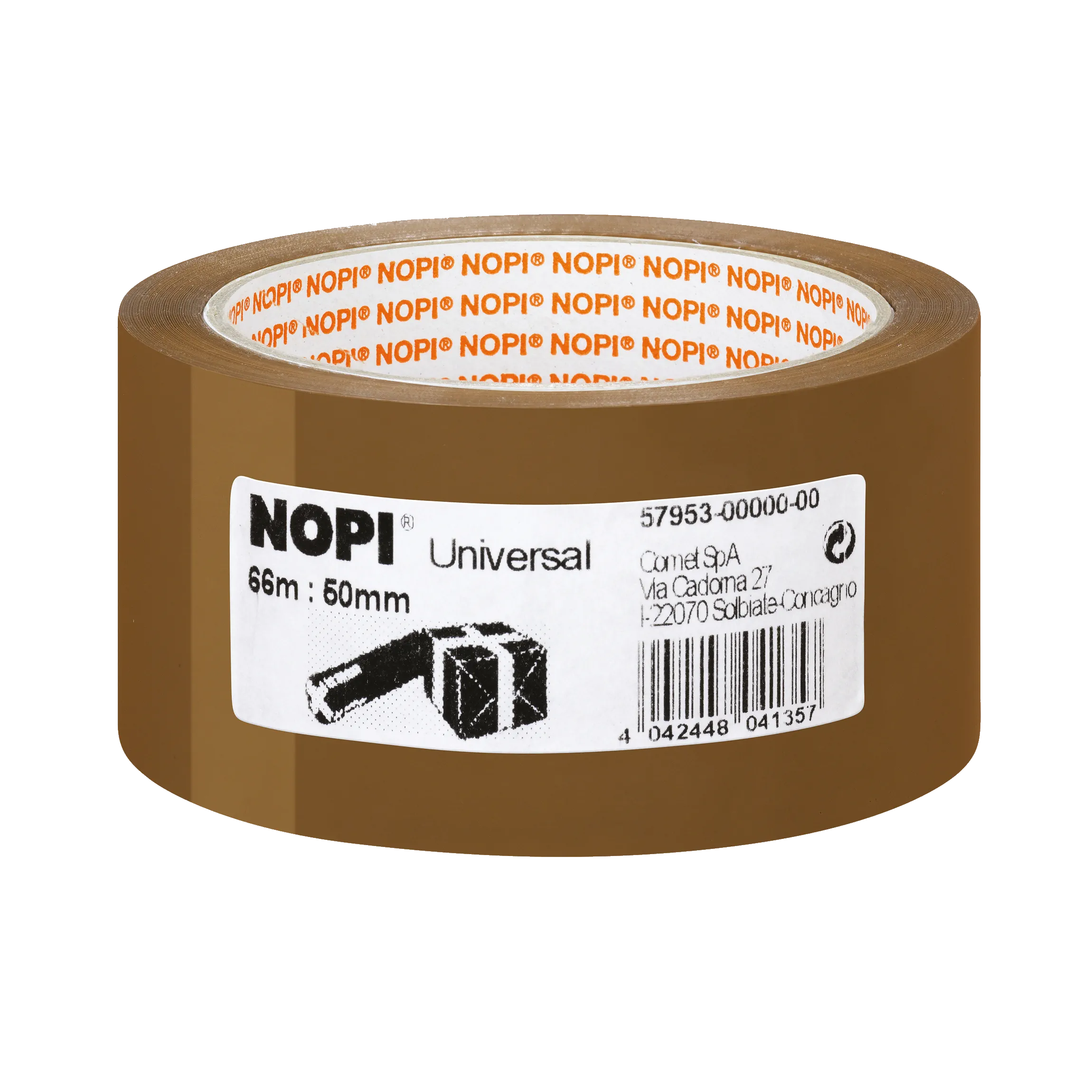 NOPI® Packband Universal 50 mm x 66 m (B x L) braun 