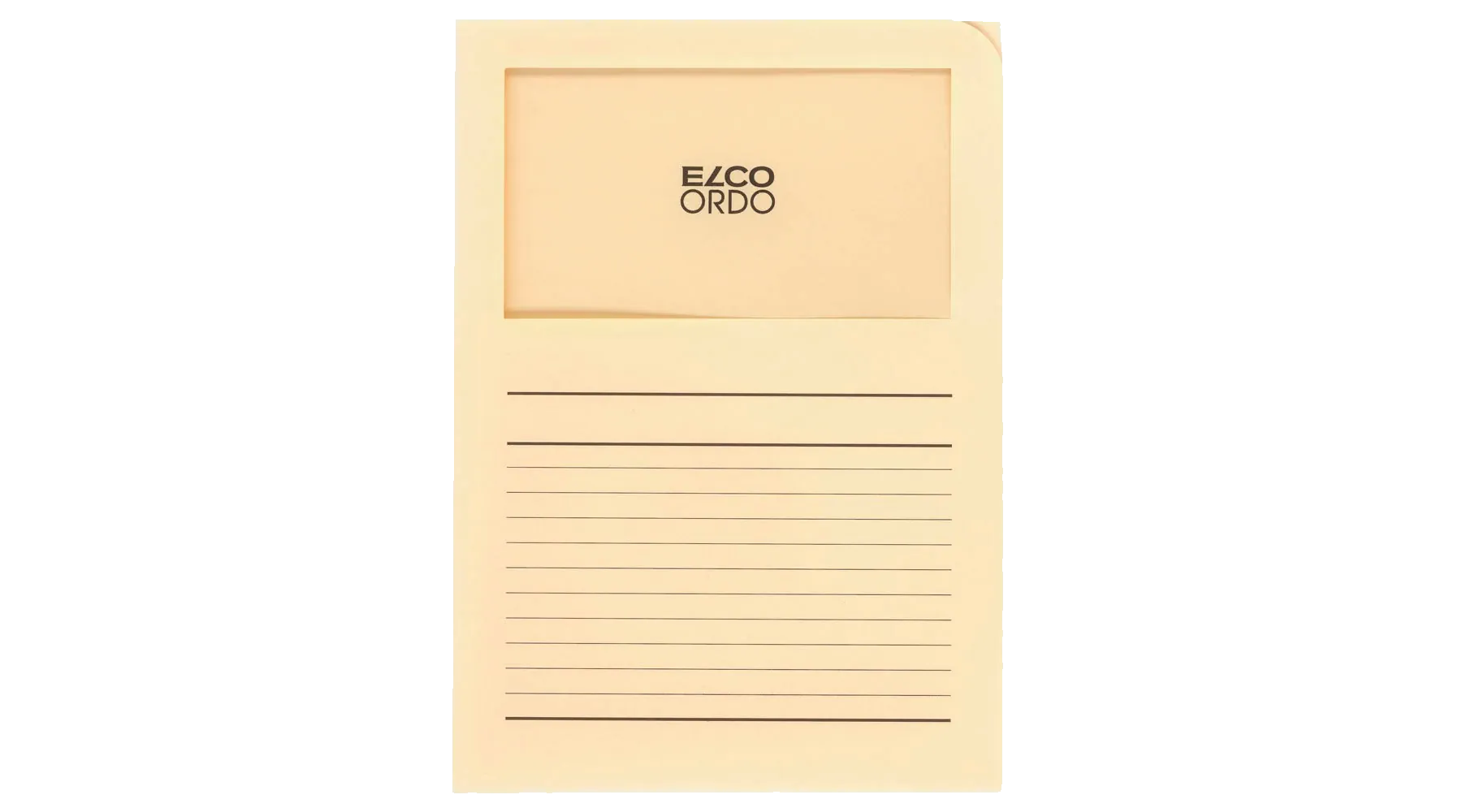 ELCO Sichtmappen Ordo classico DIN A4 120g/qm 1Pack=100Stück beige