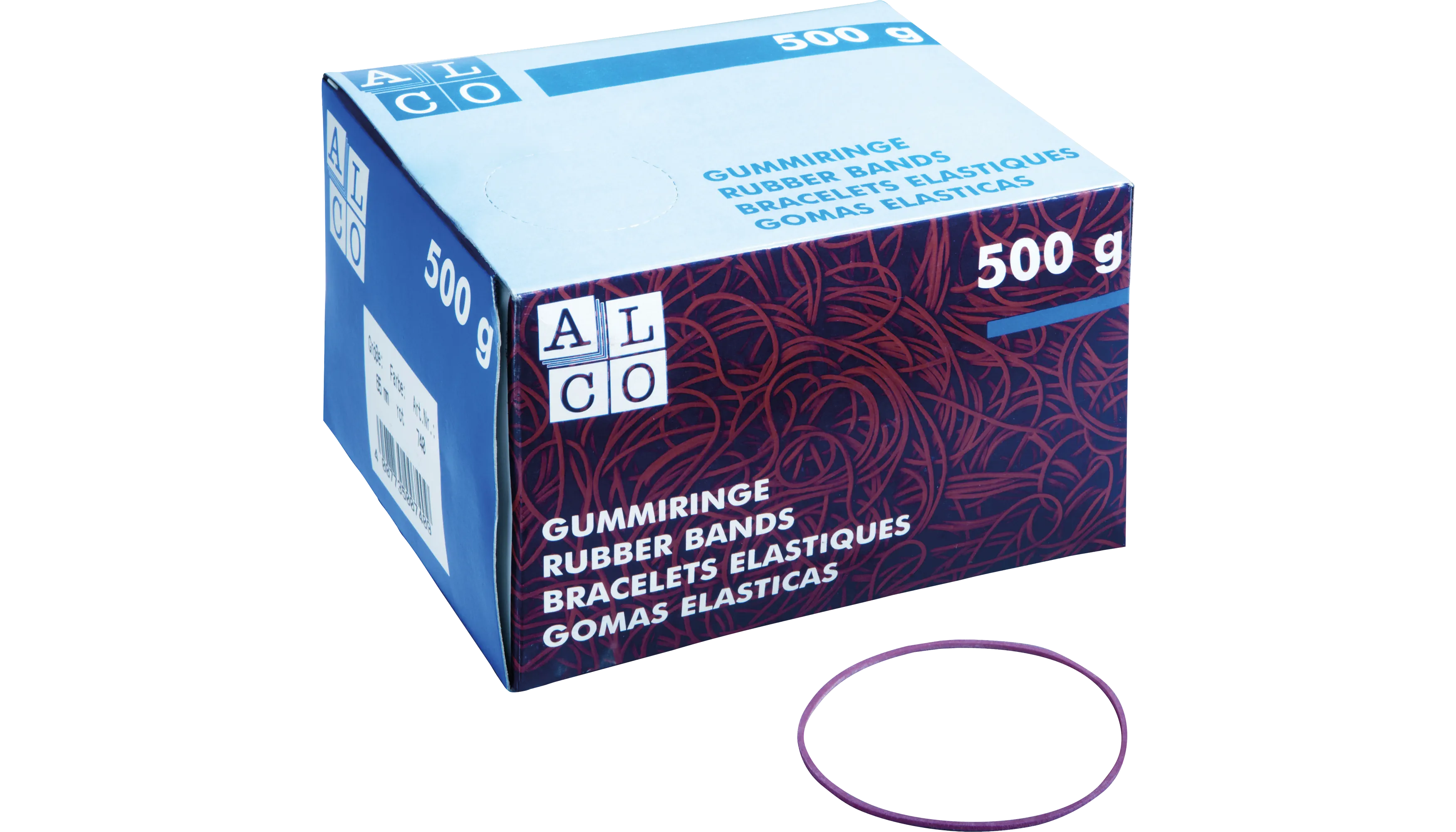 ALCO Gummiring 40 mm  500 g/Pack rot