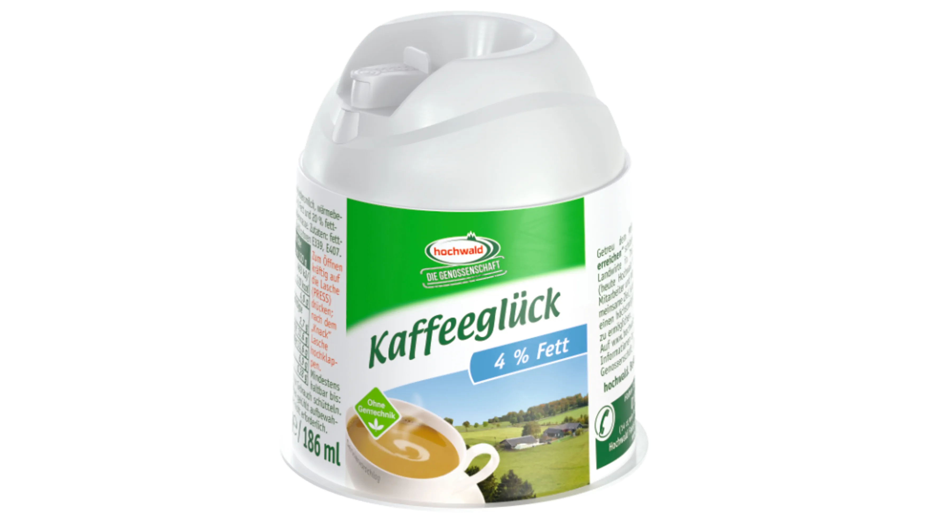 HOCHWALD Kondensmilch Kaffeeglück Kännchen 4% 200g