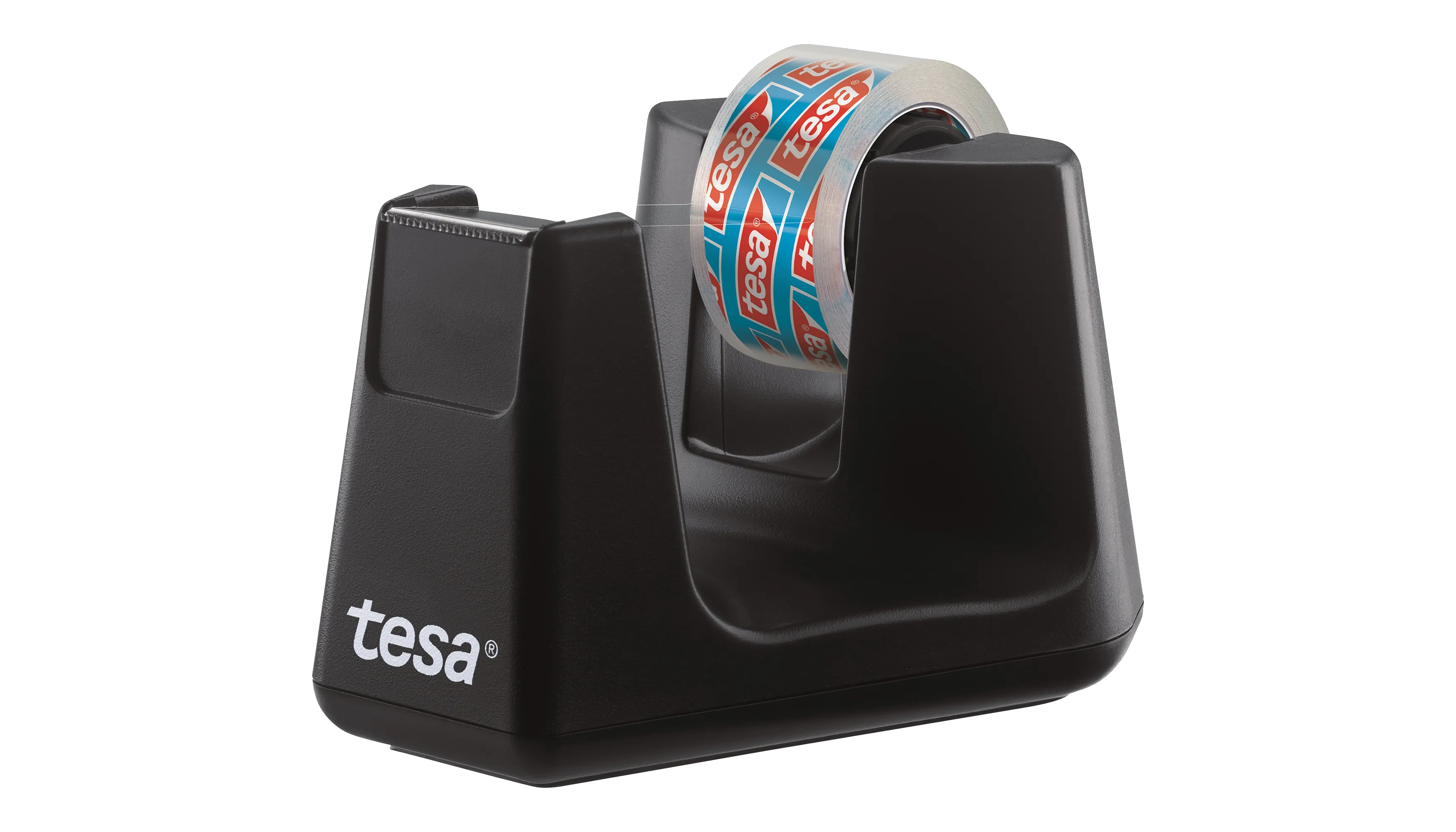 TESA® Tischabroller Easy Cut® Smart ecoLogo® schwarz inkl. Klebefilm