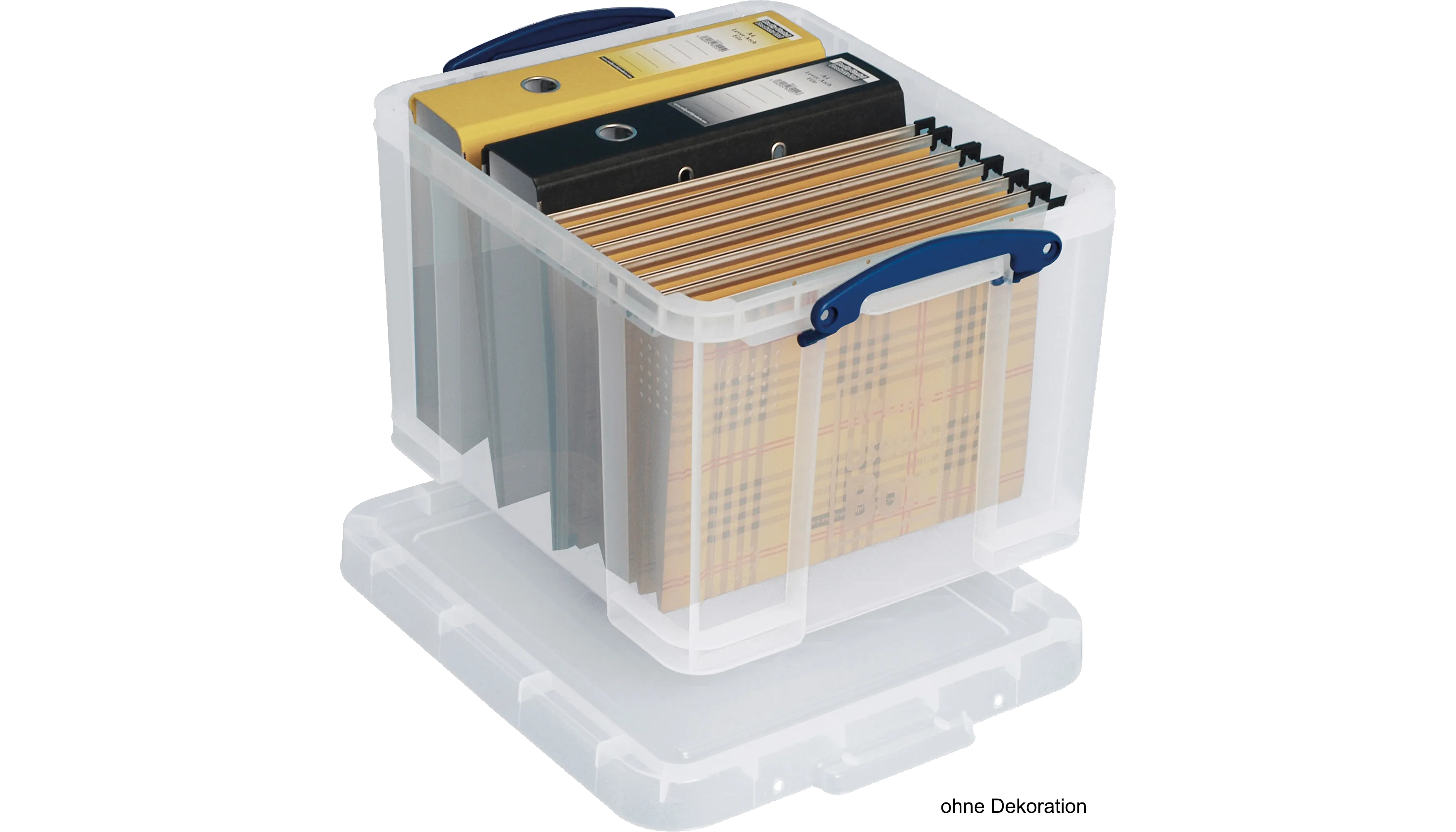 REALLY USEFUL Aufbewahrungsbox 35 l  48 x 31 x 39 cm  transparent
