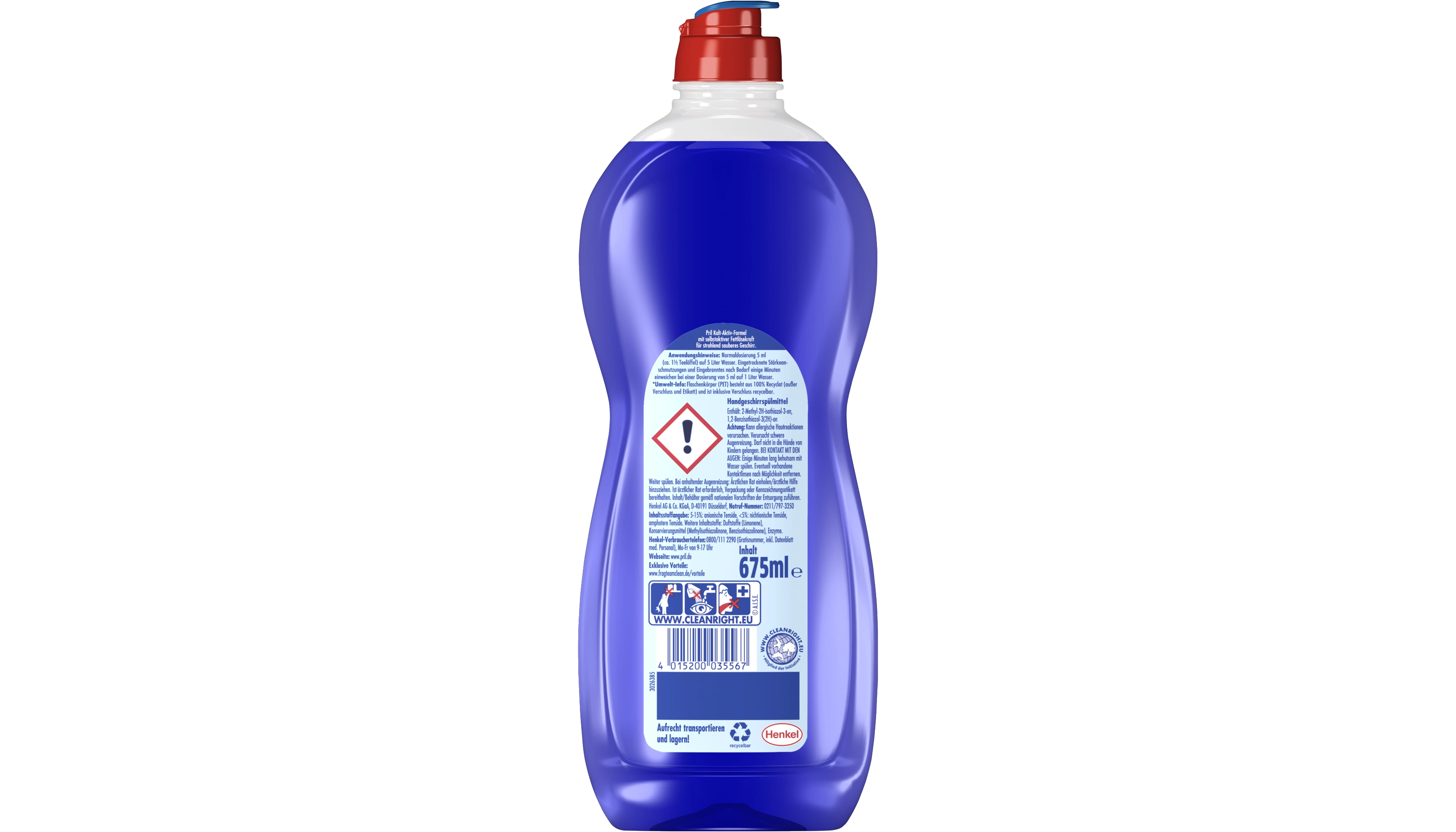 PRIL Geschirrspülmittel Original 0,675 l Citrus biologisch abbaubar
