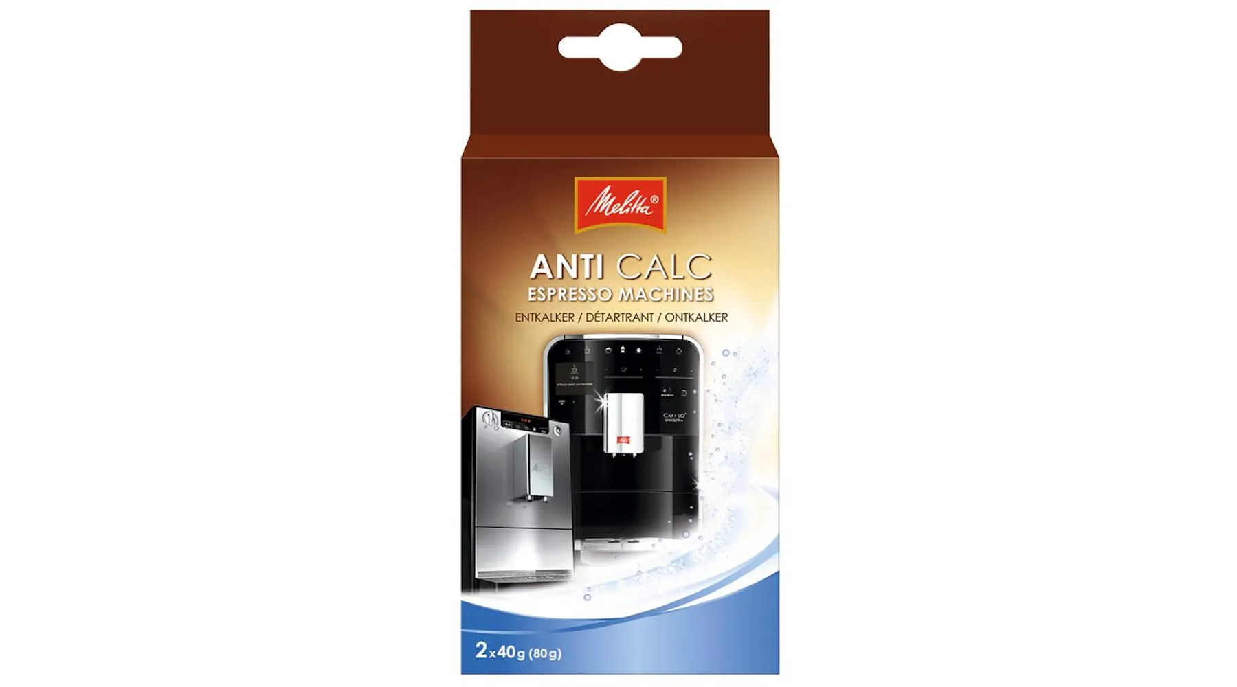 MELITTA ANTI CALC Espresso Machines Entkalker 80 g 2 Beutel/Pack