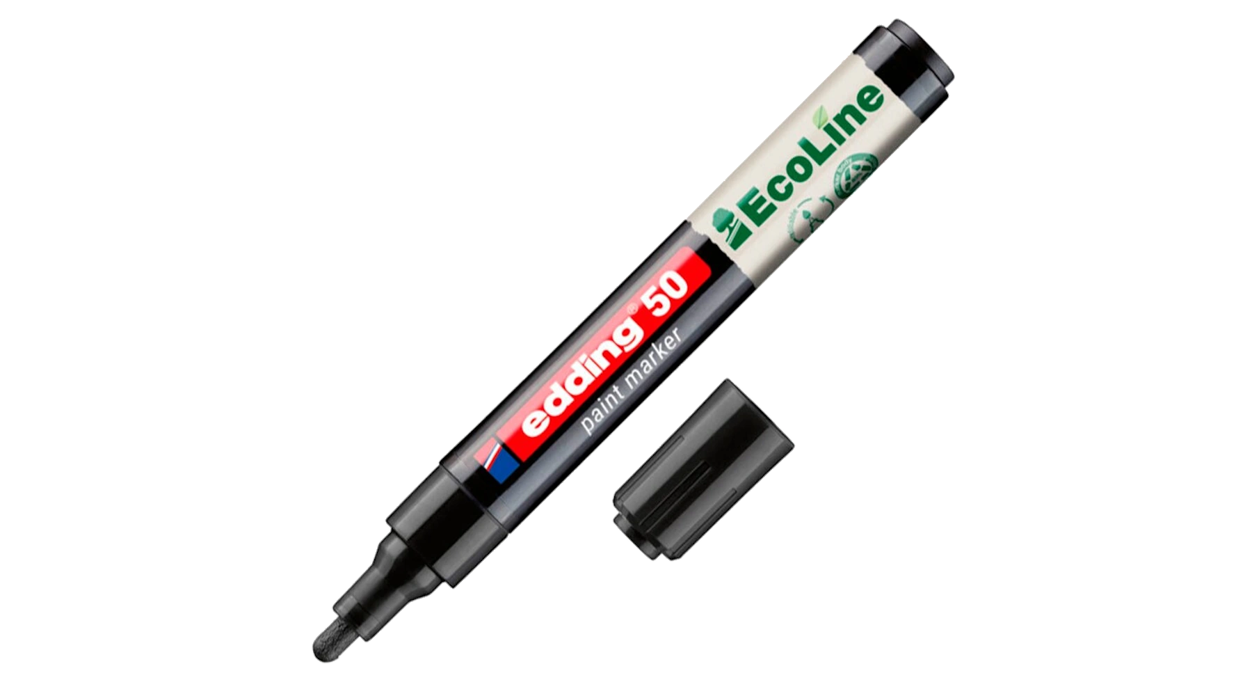 EDDING Lackmarker 50 EcoLine  2-3 mm Rundspitze schwarz