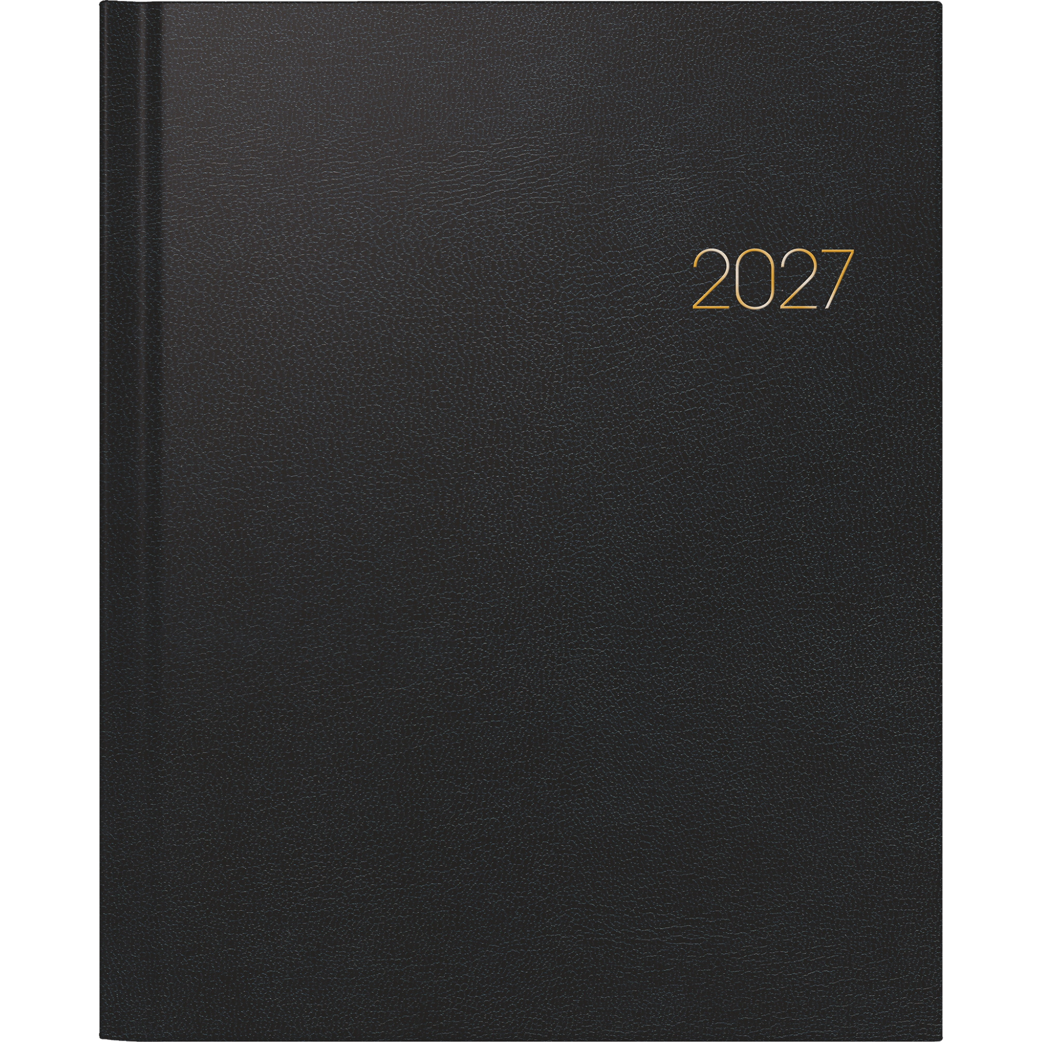 BRUNNEN Buchkalender Manager Wt 7 - weektimer® 2027 1 Woche/2 Seiten 21 x 26 cm (B x H) schwarz