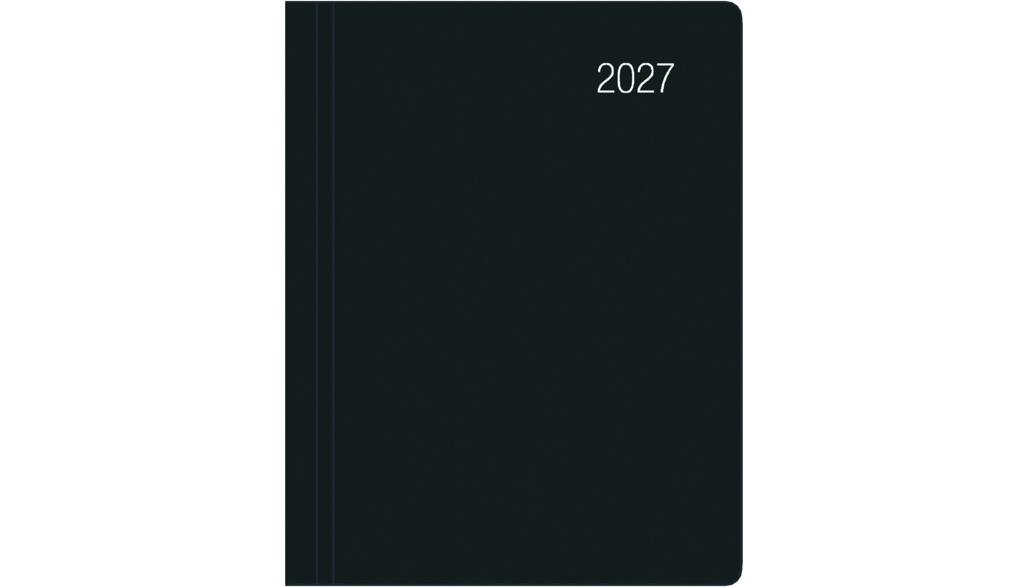 ZETTLER Taschenkalender 660 2027 1 Woche/2 Seiten 8,3 x 10,7 cm (B x H) Kunststoff schwarz