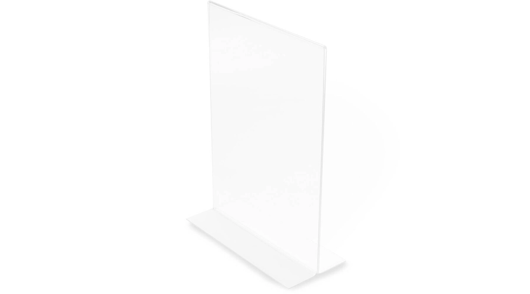 DEFLECTO® Tischaufsteller Classic Image® T-Form DIN A6 10,8 x 15,5 x 4,5 cm (B x H x T) transparent