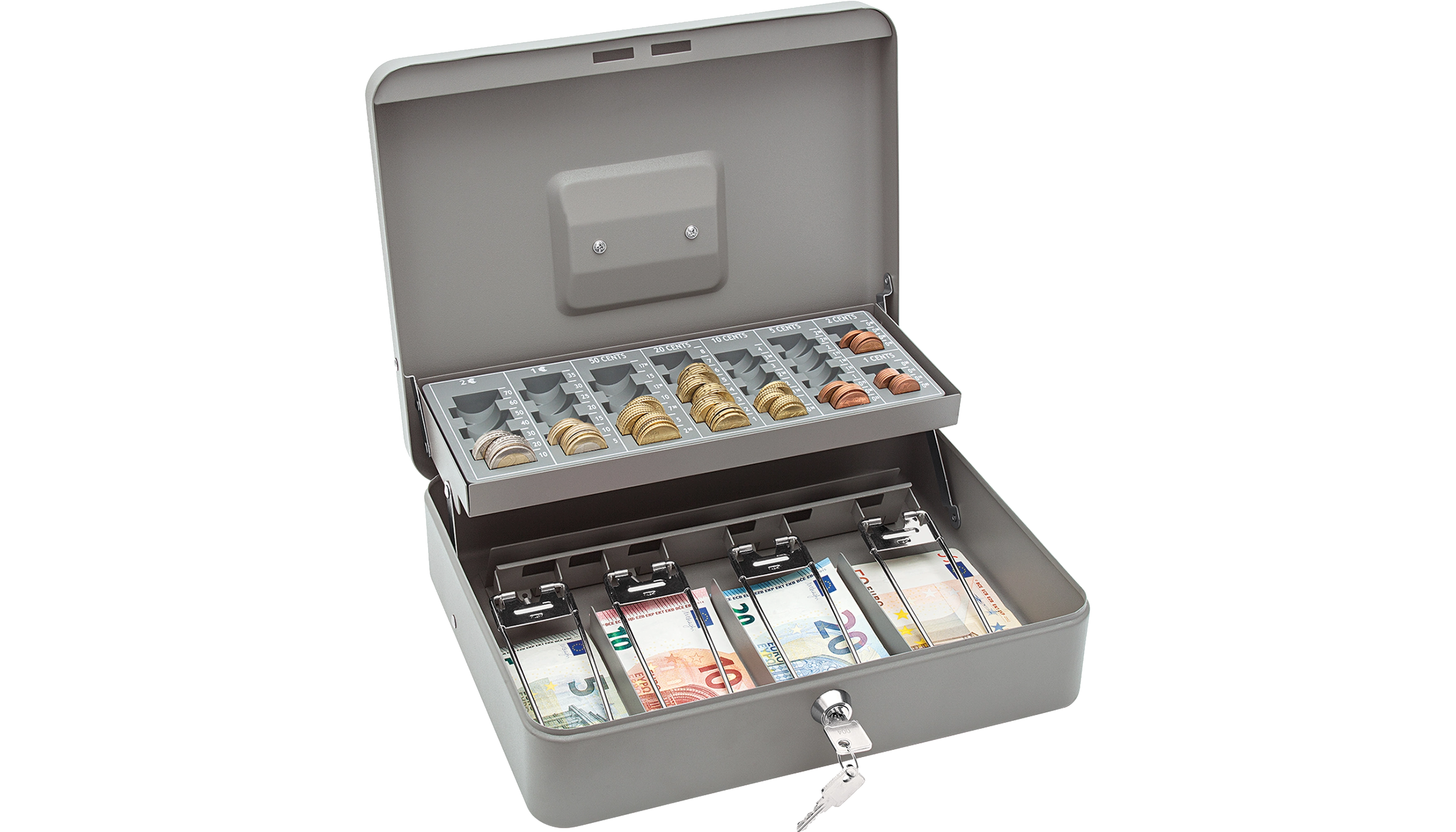 WEDO® Geldkassette Standard PLUS 30 x 9 x 24 cm (B x H x T) grau