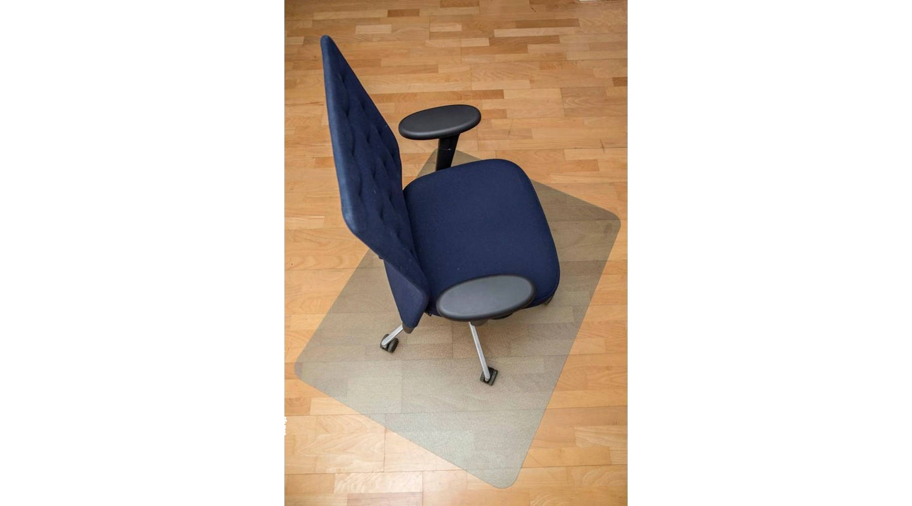 CLEAR STYLE Bodenschutzmatte für glatte Böden Perfect rechteckig 92 x 122 cm (B x L) transparent