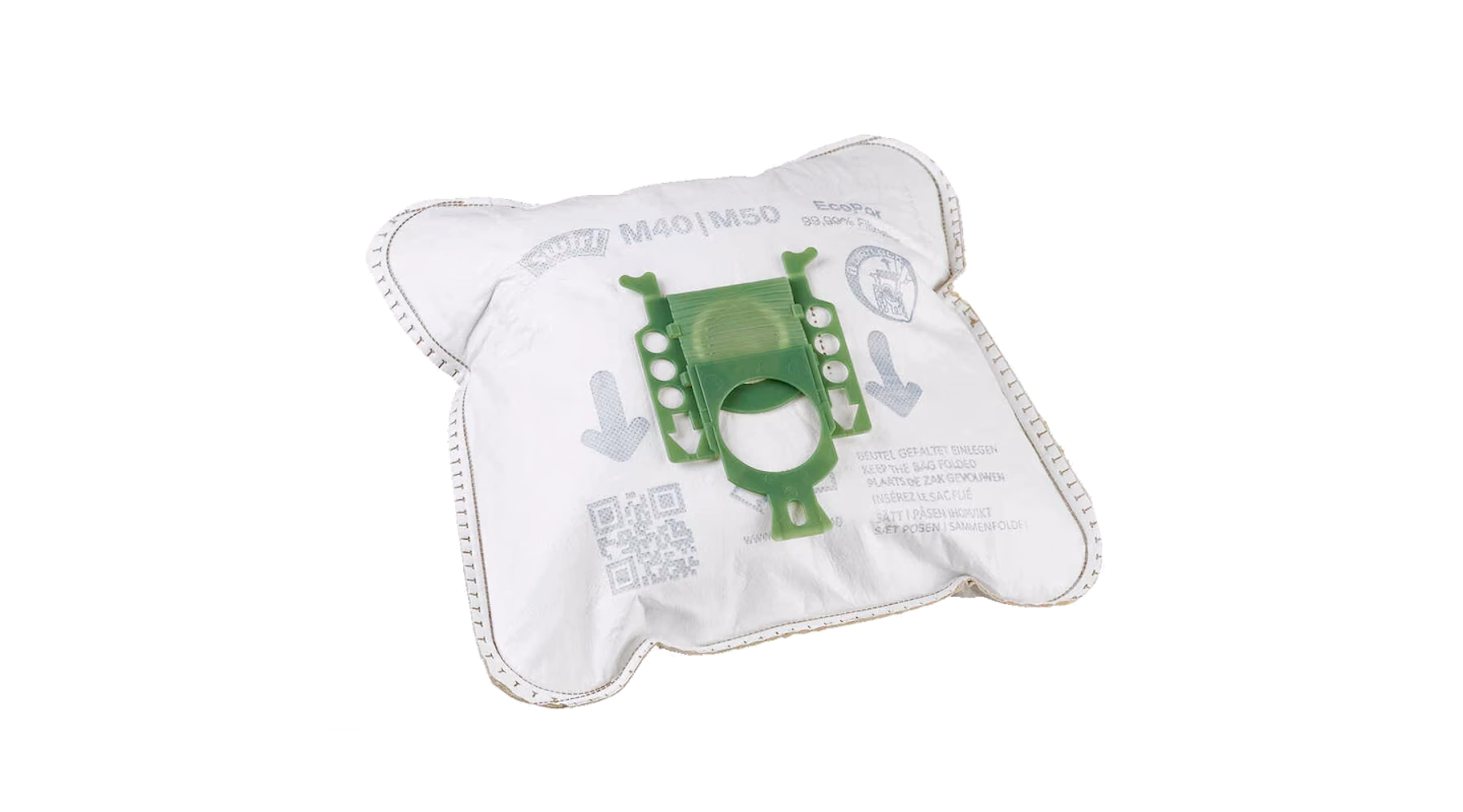 SWIRL® Staubsaugerbeutel MicroPor® Plus M 40  4 Beutel + 1 Filter/Pack
